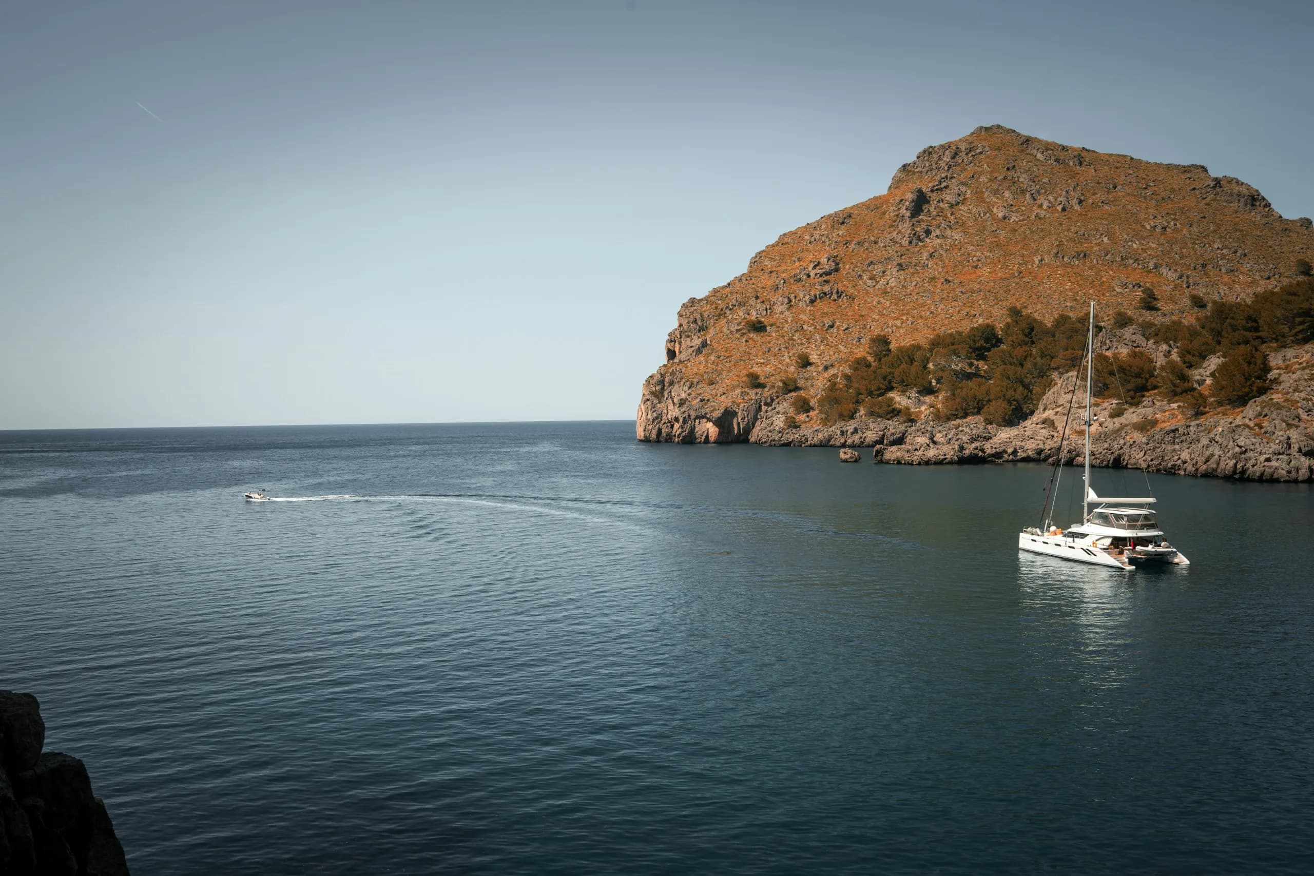 Catamaran to Île aux Cerfs