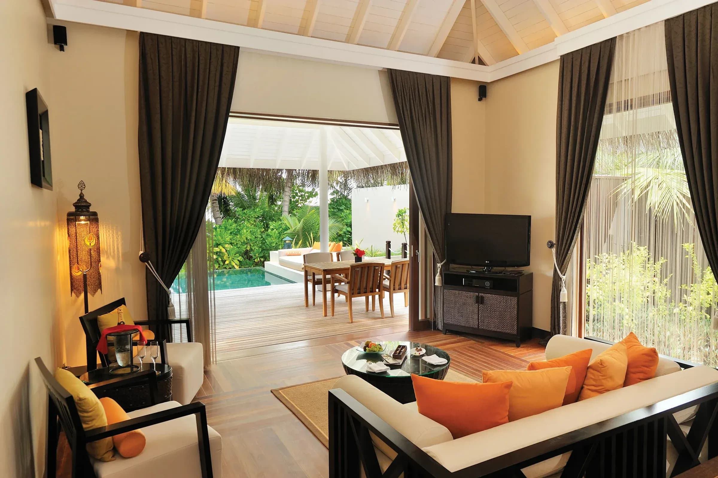 Sunset Beach Suite with Pool garden and plunge pool at Ayada Maldives