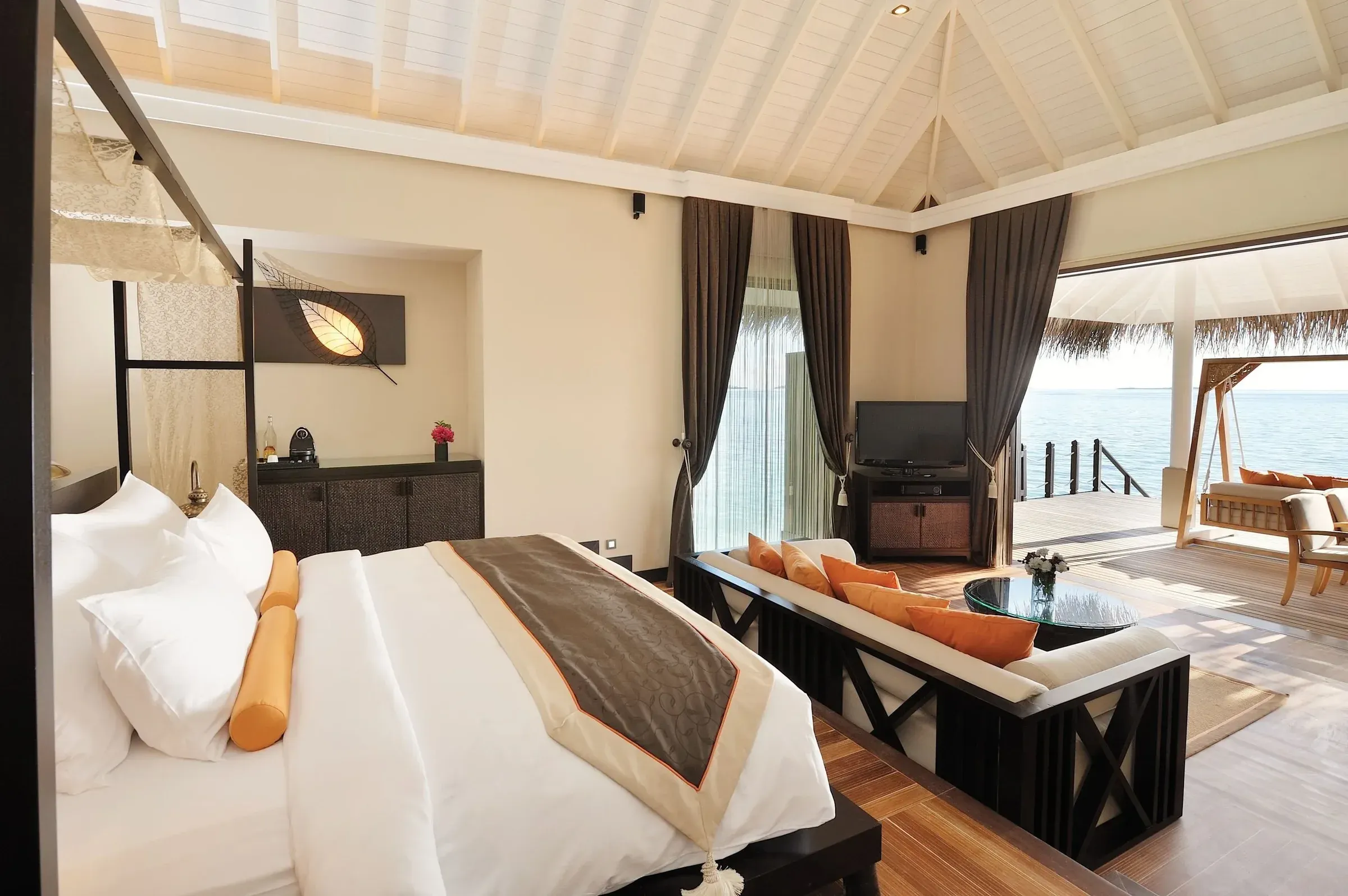 Sunset Lagoon Suite with Pool overwater terrace at Ayada Maldives