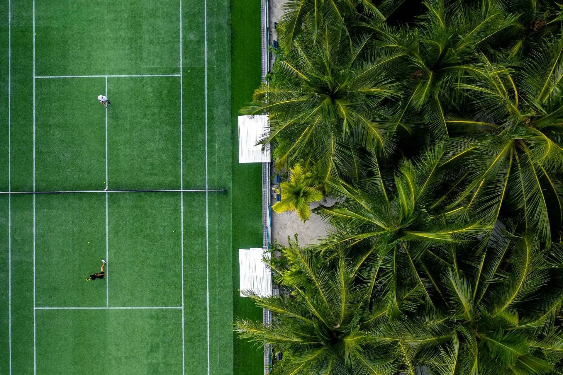 Tennis court at Baglioni Resort Maldives