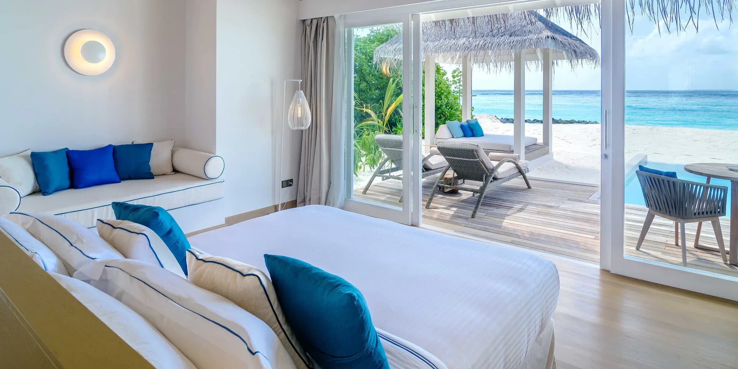 Deluxe Beach Villa with Pool at Baglioni Resort Maldives