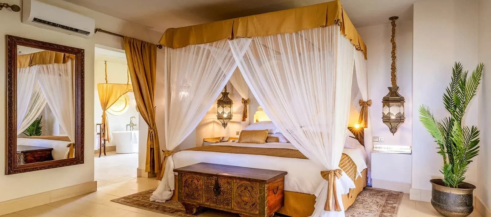 Interior of the Sultans Two Bedroom Villa at Baraza Resort & Spa Zanzibar