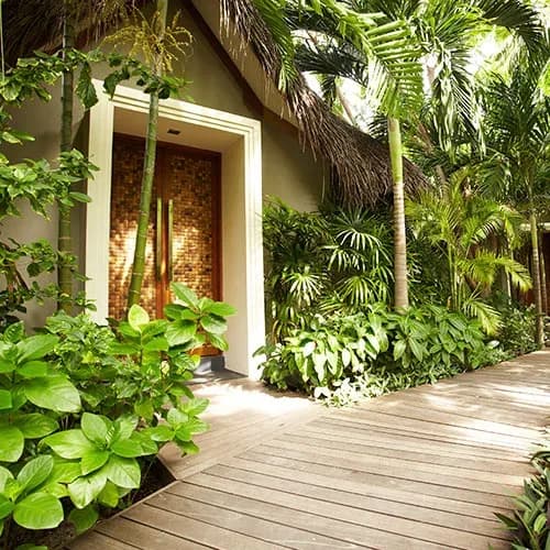 Entrance to the Serenity Spa at Baros Maldives