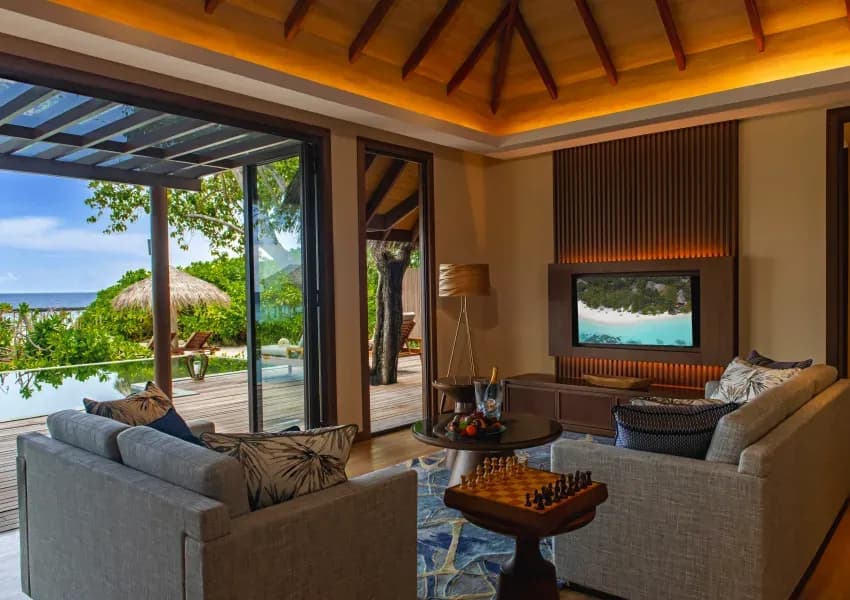 Two-Bedroom Baros Retreat with private pool and garden