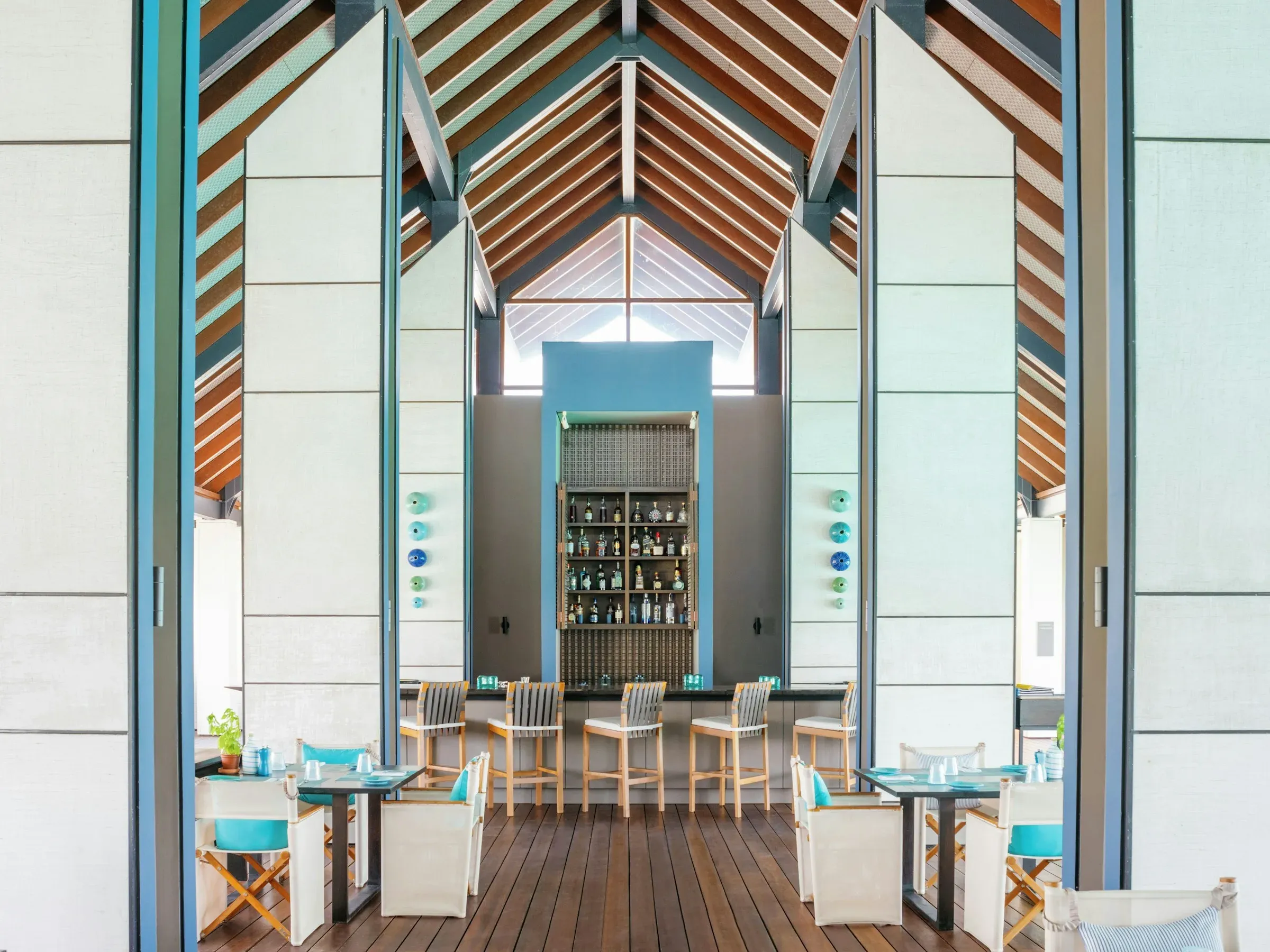 Deelani overwater restaurant at Cheval Blanc Randheli
