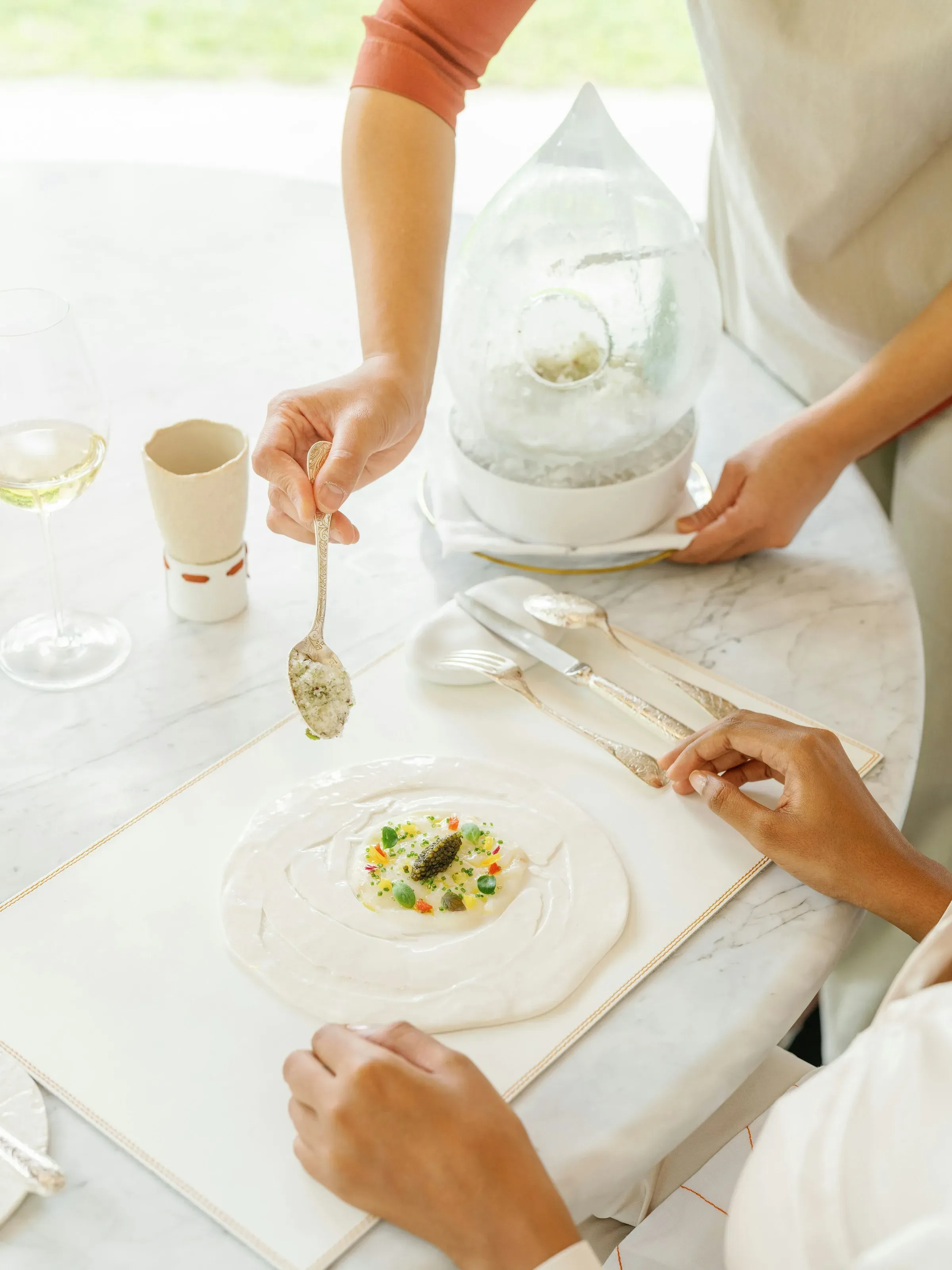 Le 1947 fine-dining restaurant at Cheval Blanc Randheli
