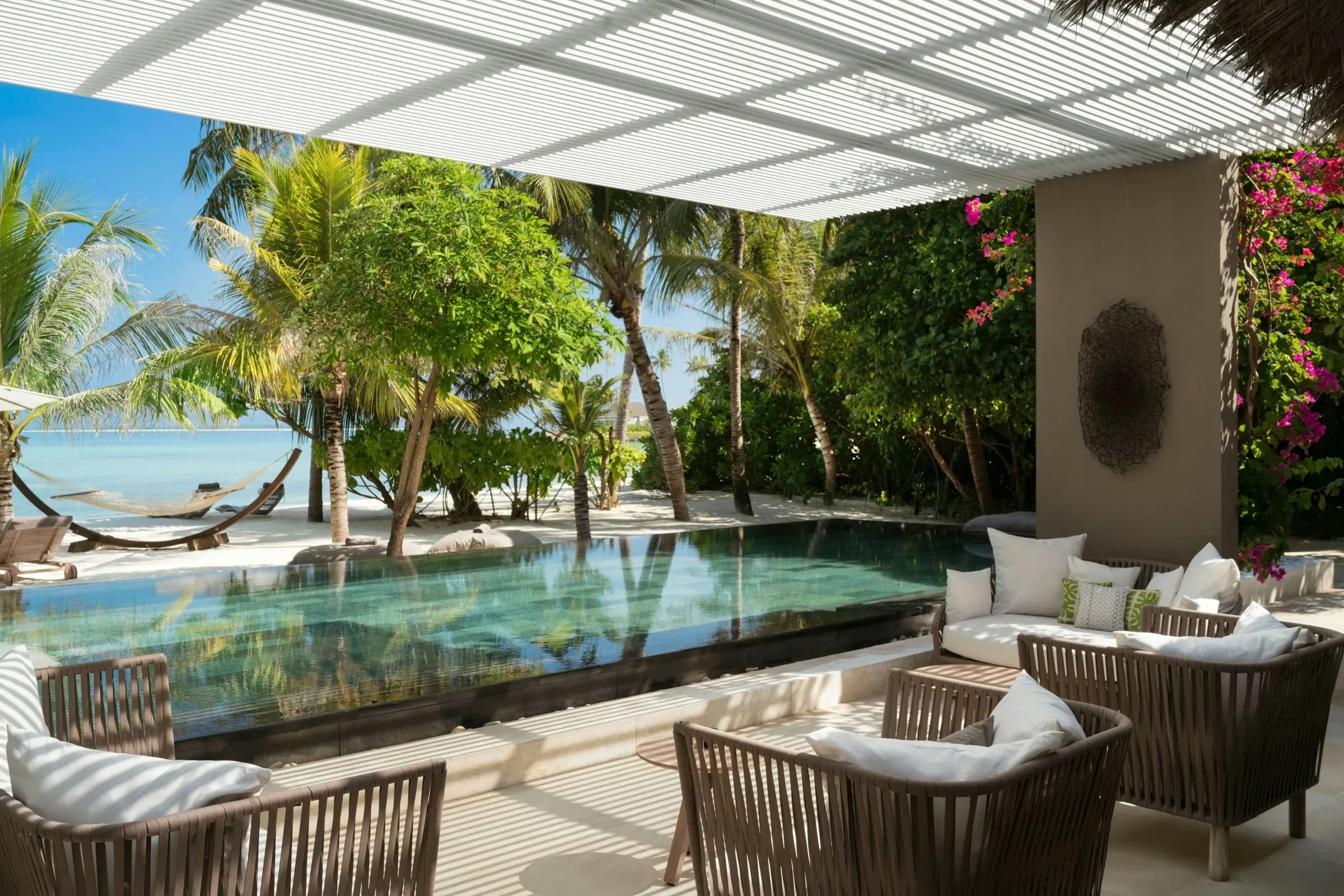 Terrace of the 1-Bedroom Island Villa at Cheval Blanc Randheli