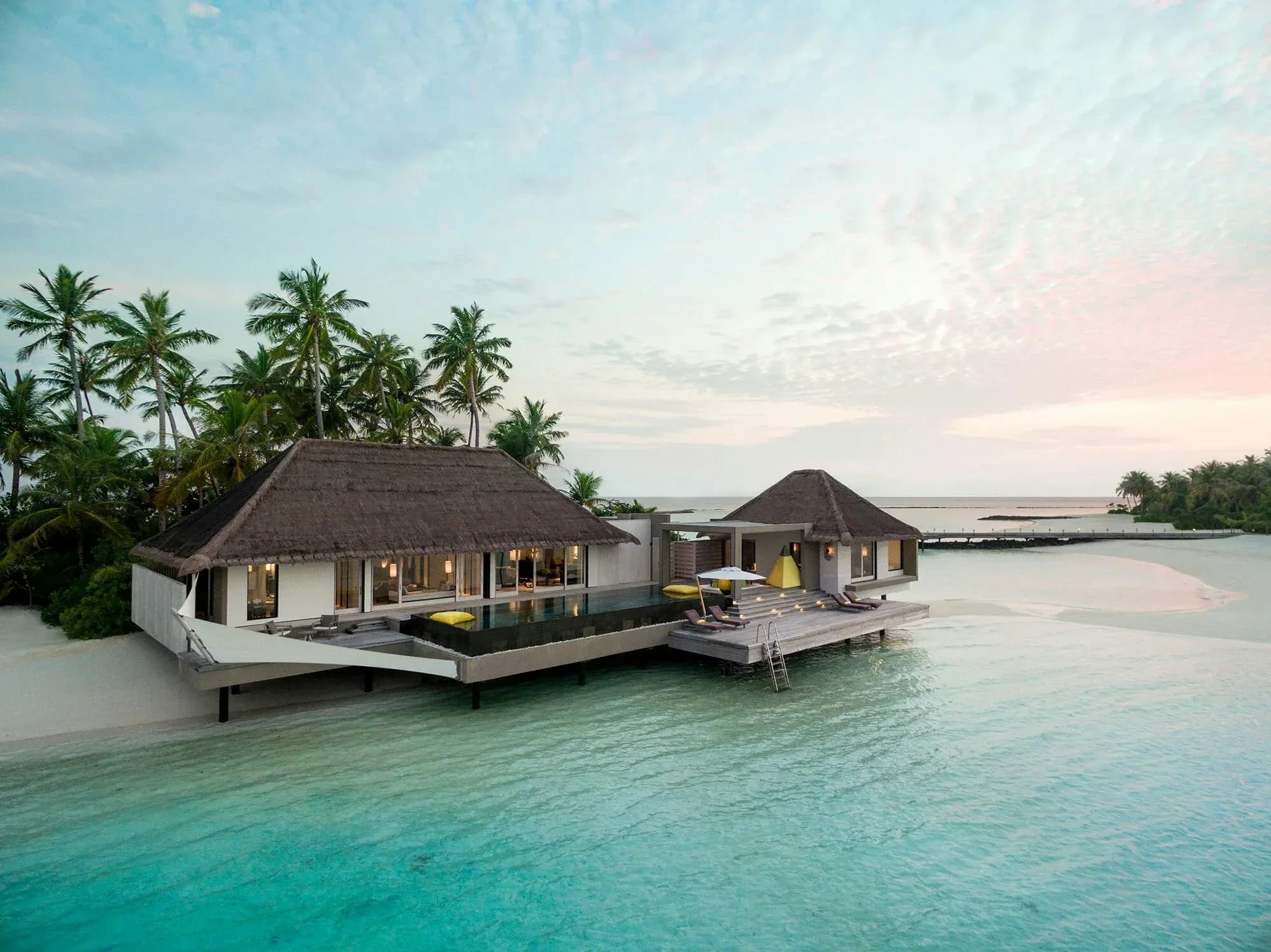 2-Bedroom Lagoon Garden Villa exterior at Cheval Blanc Randheli