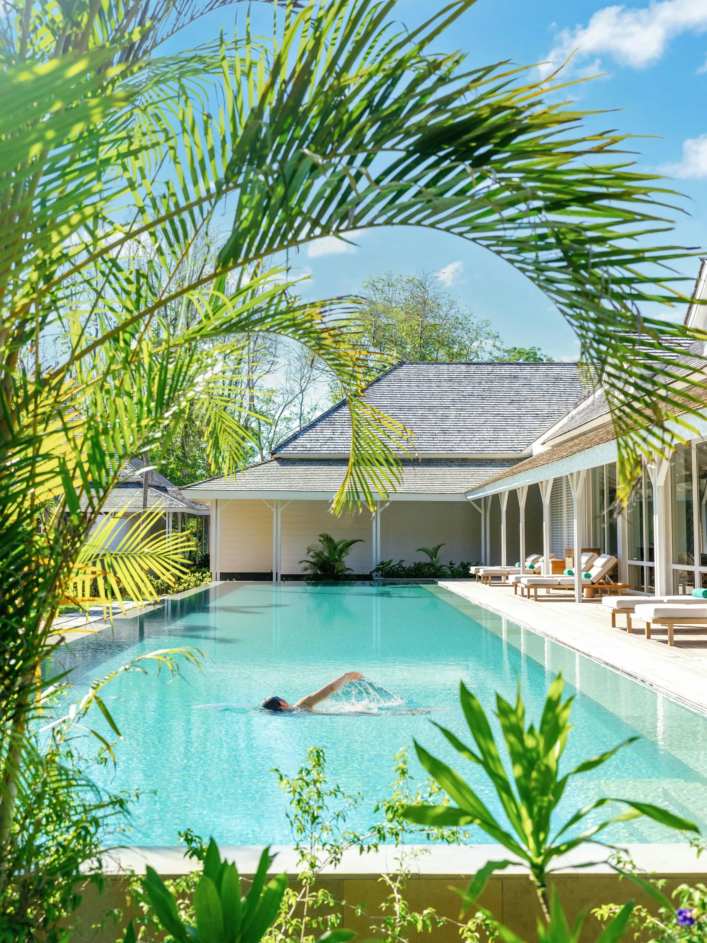 Technogym-equipped gym at Cheval Blanc Seychelles