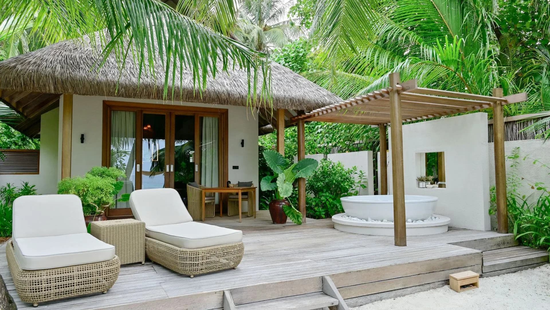 Grand Premier Beach Villa with Pool at Coco Bodu Hithi