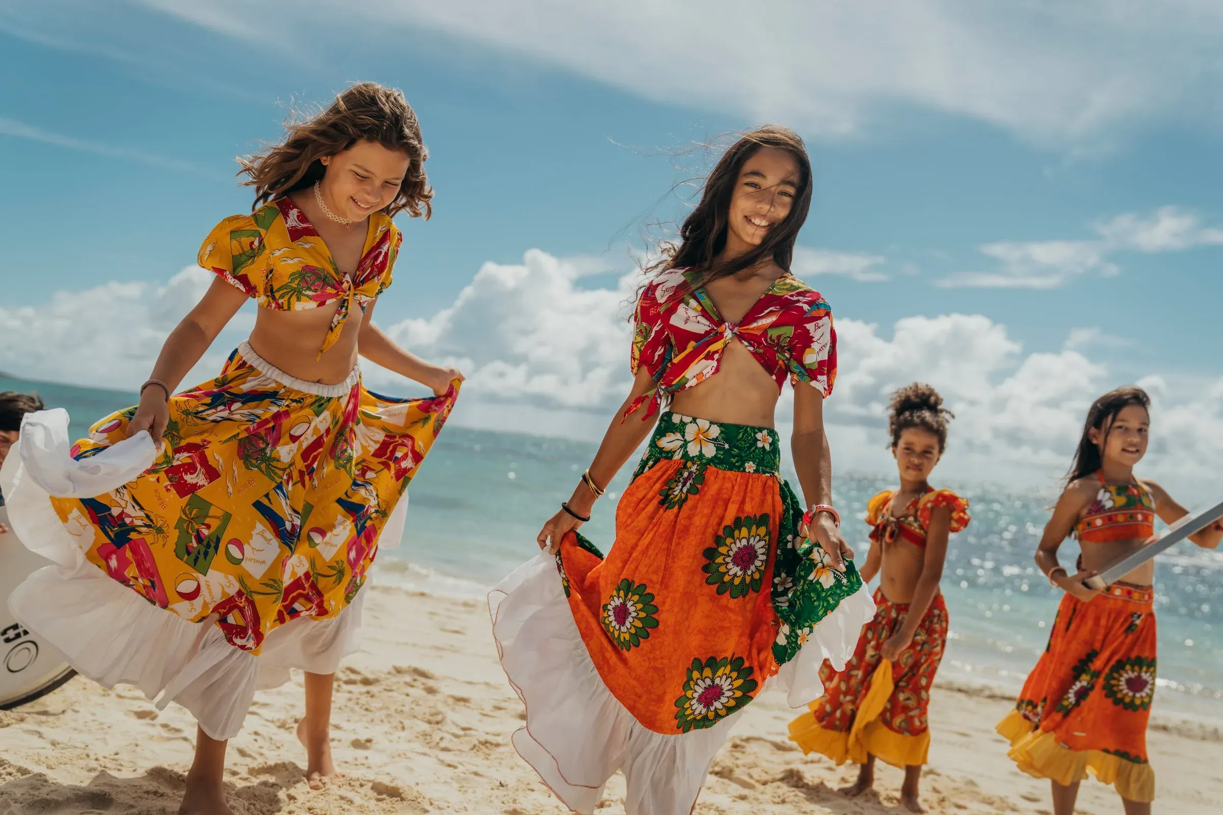Children exploring nature at the Coconut Tribe kids club, Constance Belle Mare Plage