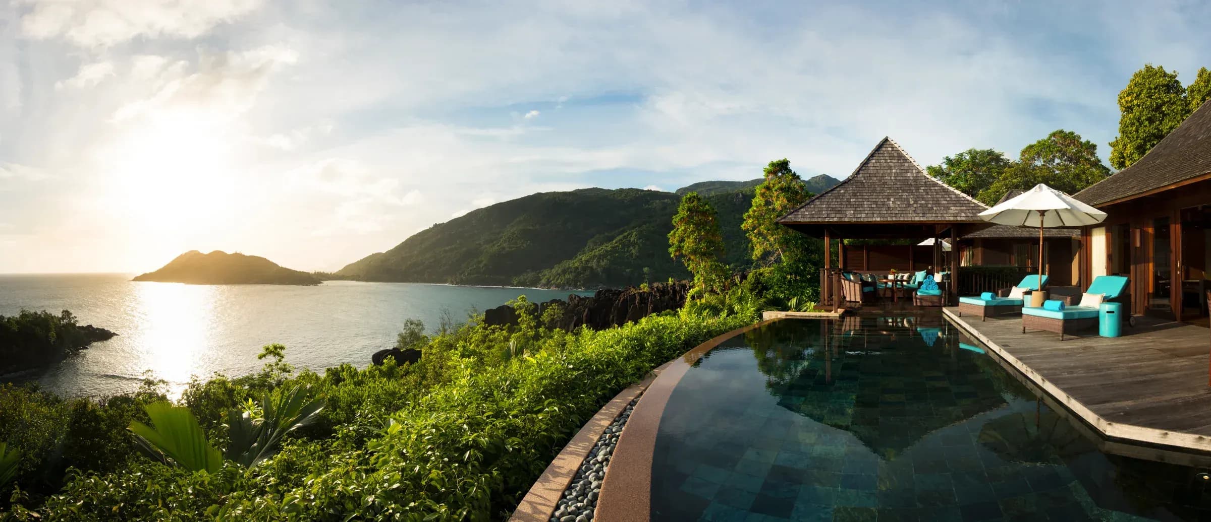 Presidential Villa perched on the hillside at Constance Ephelia