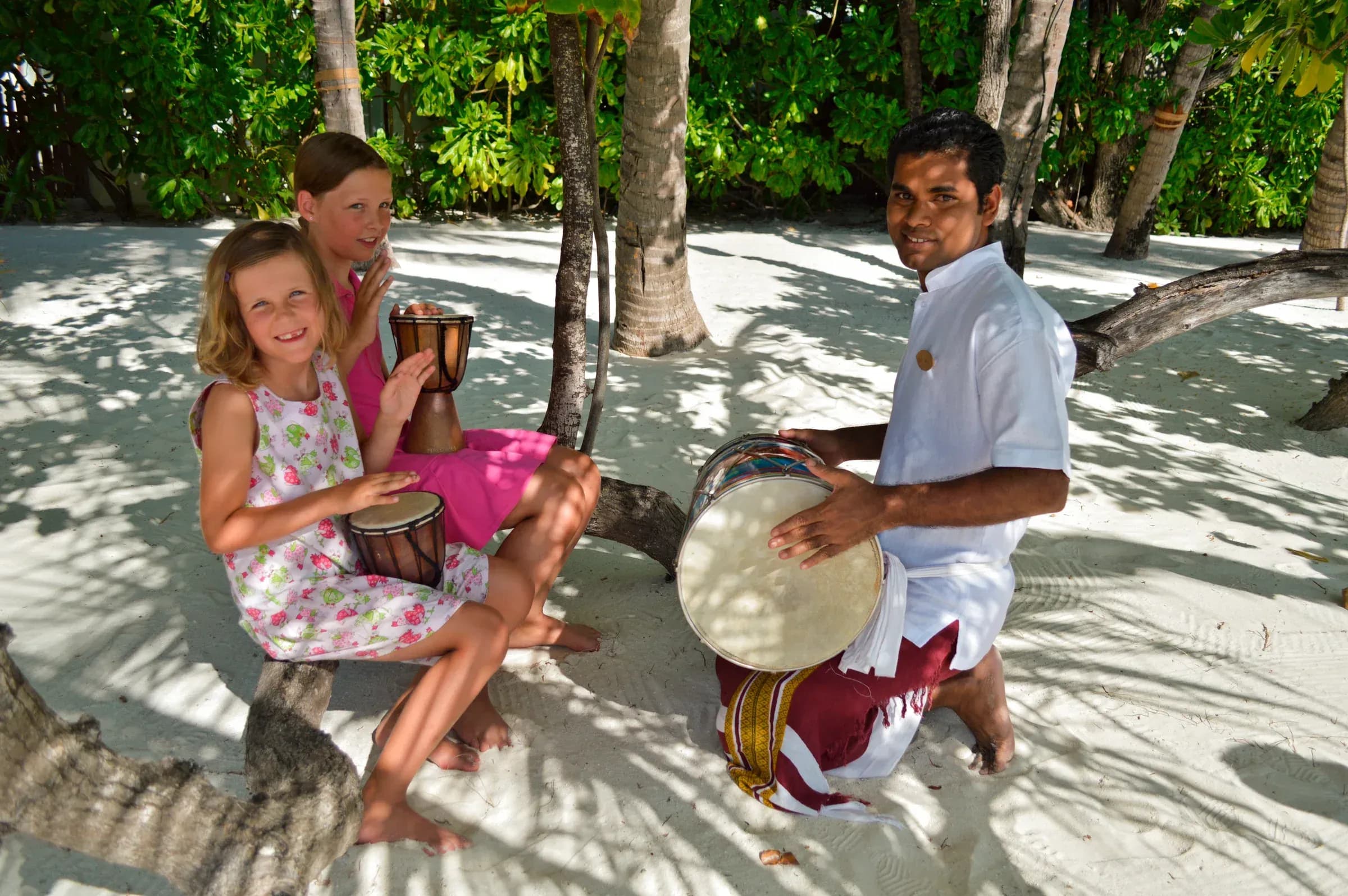 Coconut Tribe kids club activities at Constance Halaveli