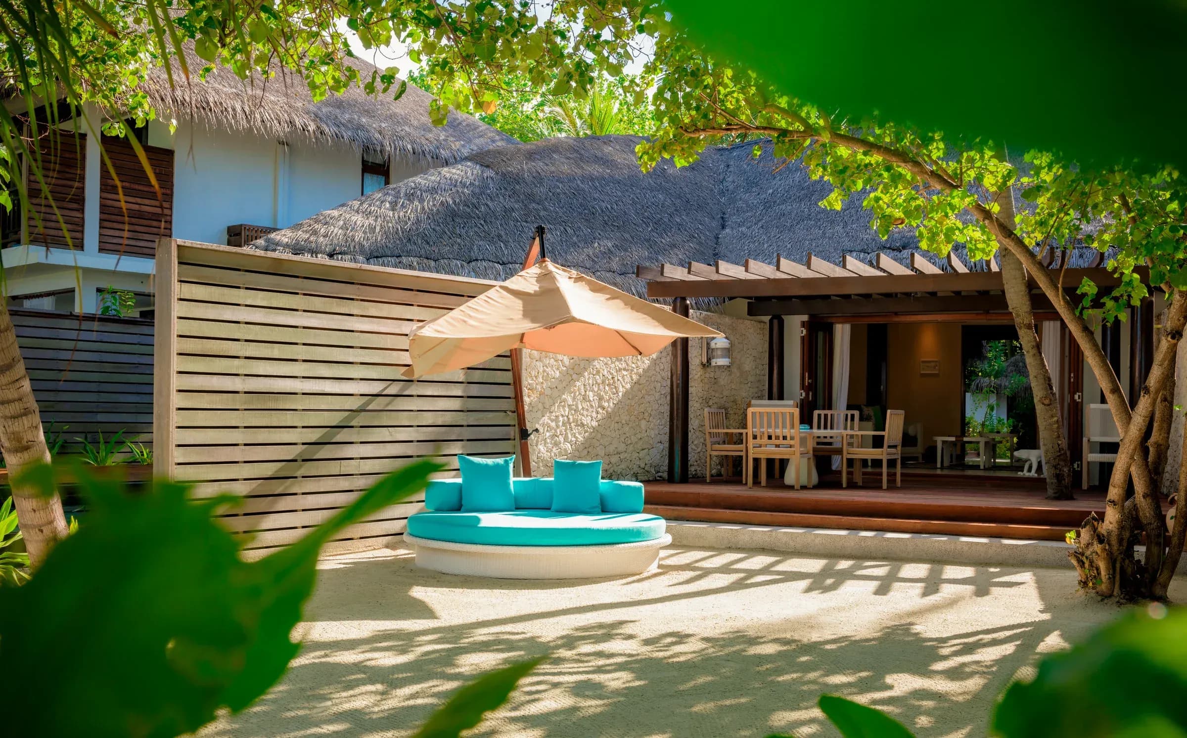 Beach Villa 2 Bedrooms interior at Constance Halaveli
