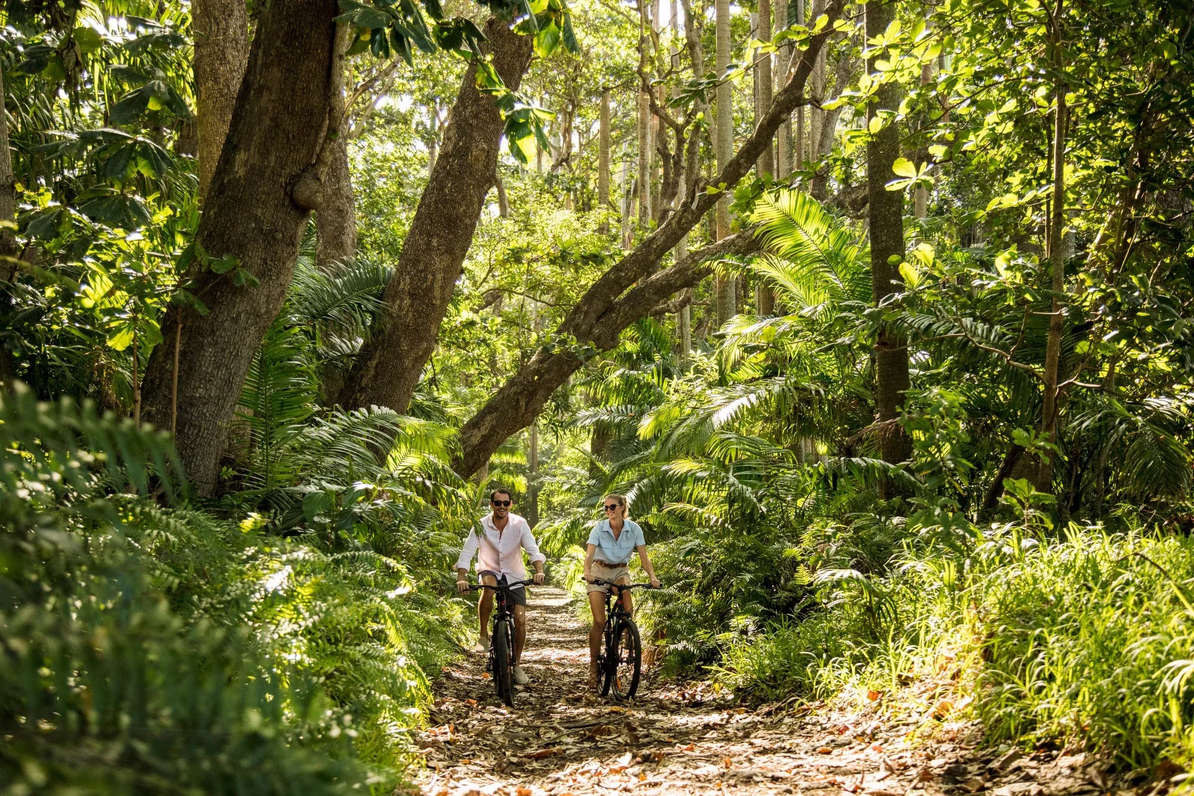 Cycling through the natural sanctuary surrounding Constance Le Chaland