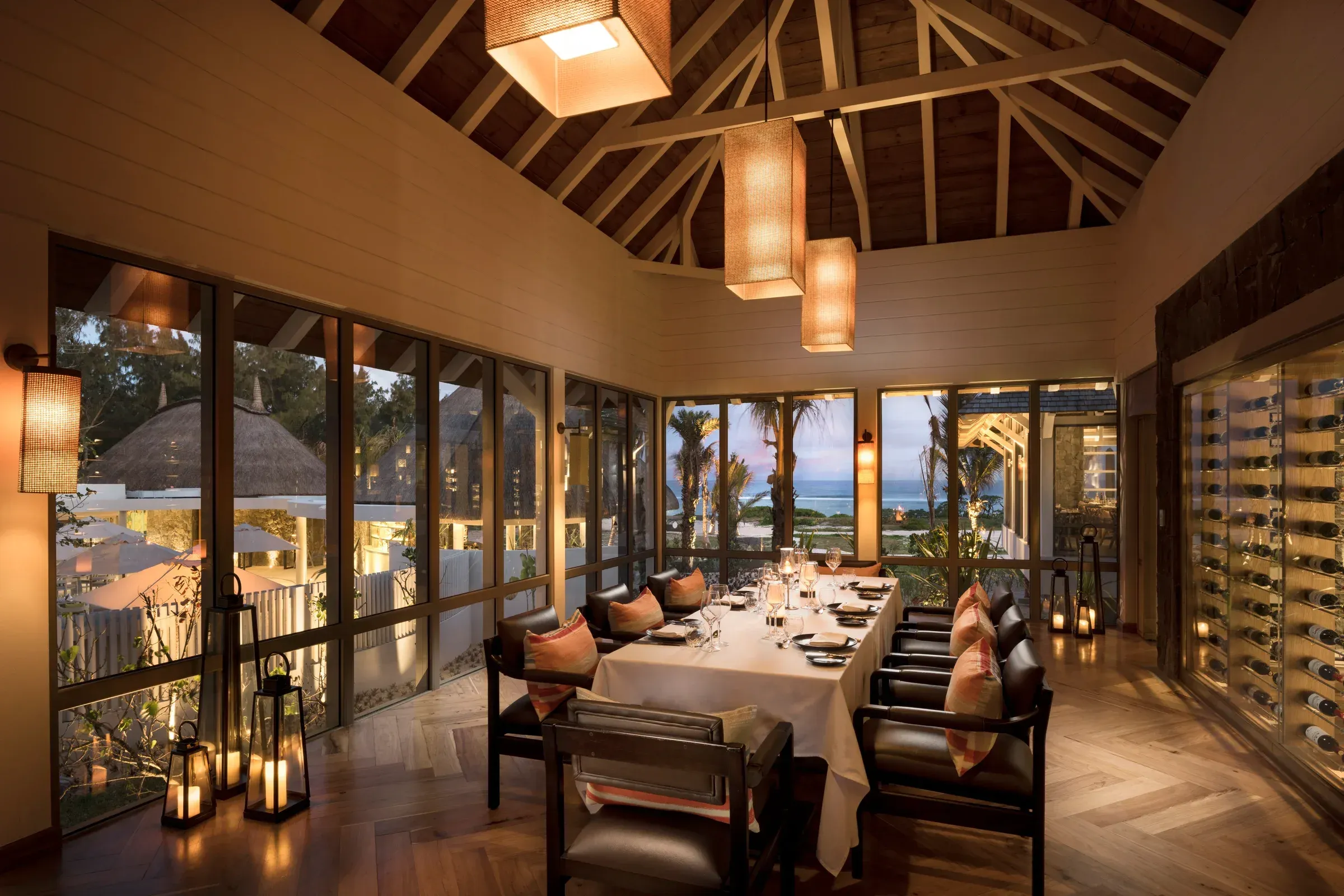 Zafran fine-dining tasting room at Constance Le Chaland