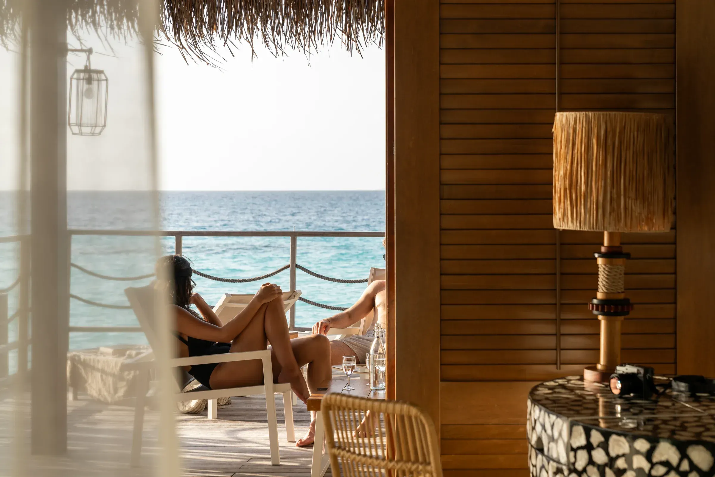 Senior Water Villa over the ocean at Constance Moofushi