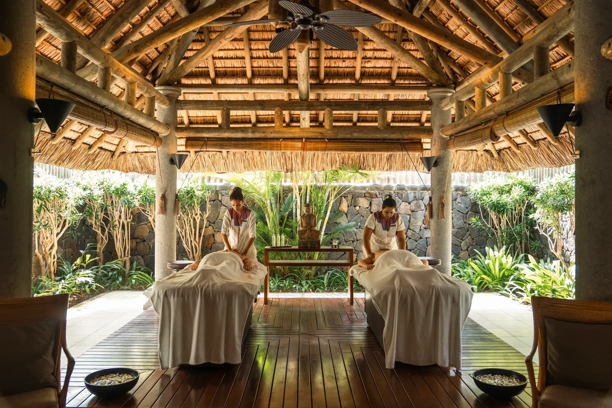 Constance Spa treatment pavilion at Constance Prince Maurice