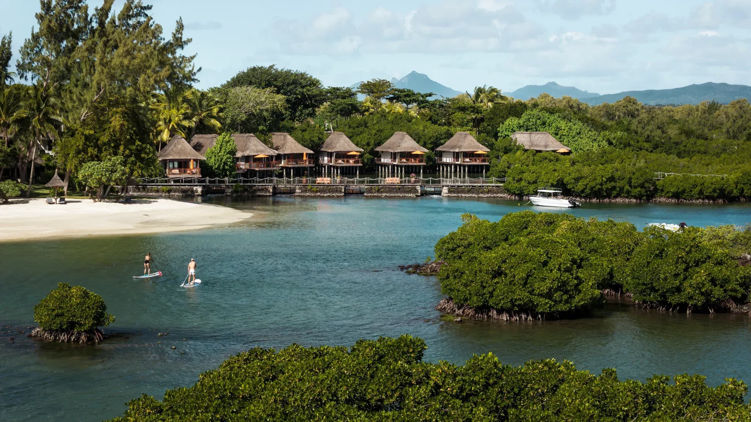 Watersports on the lagoon at Constance Prince Maurice