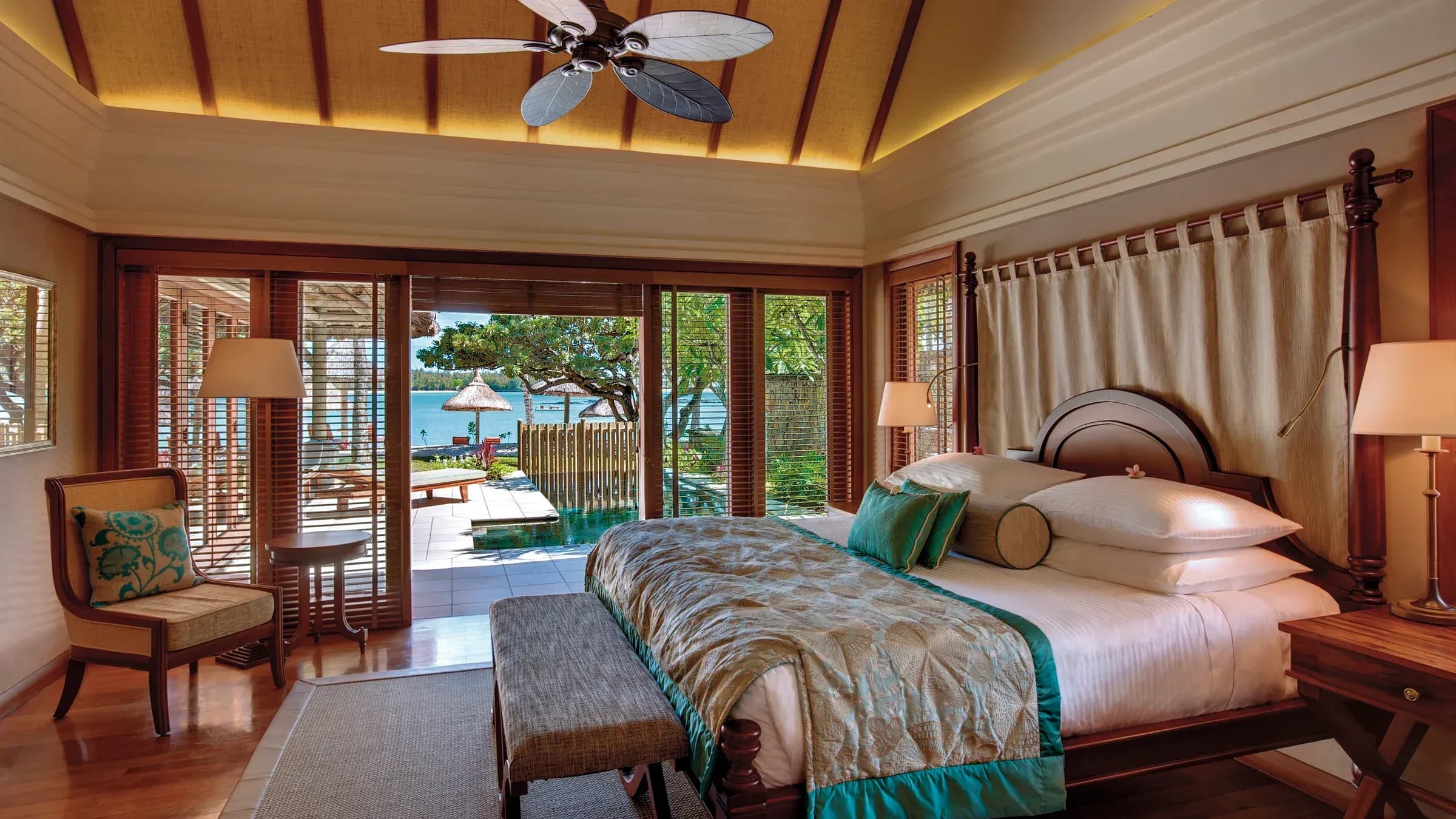 Beach Villa with a Private Pool at Constance Prince Maurice
