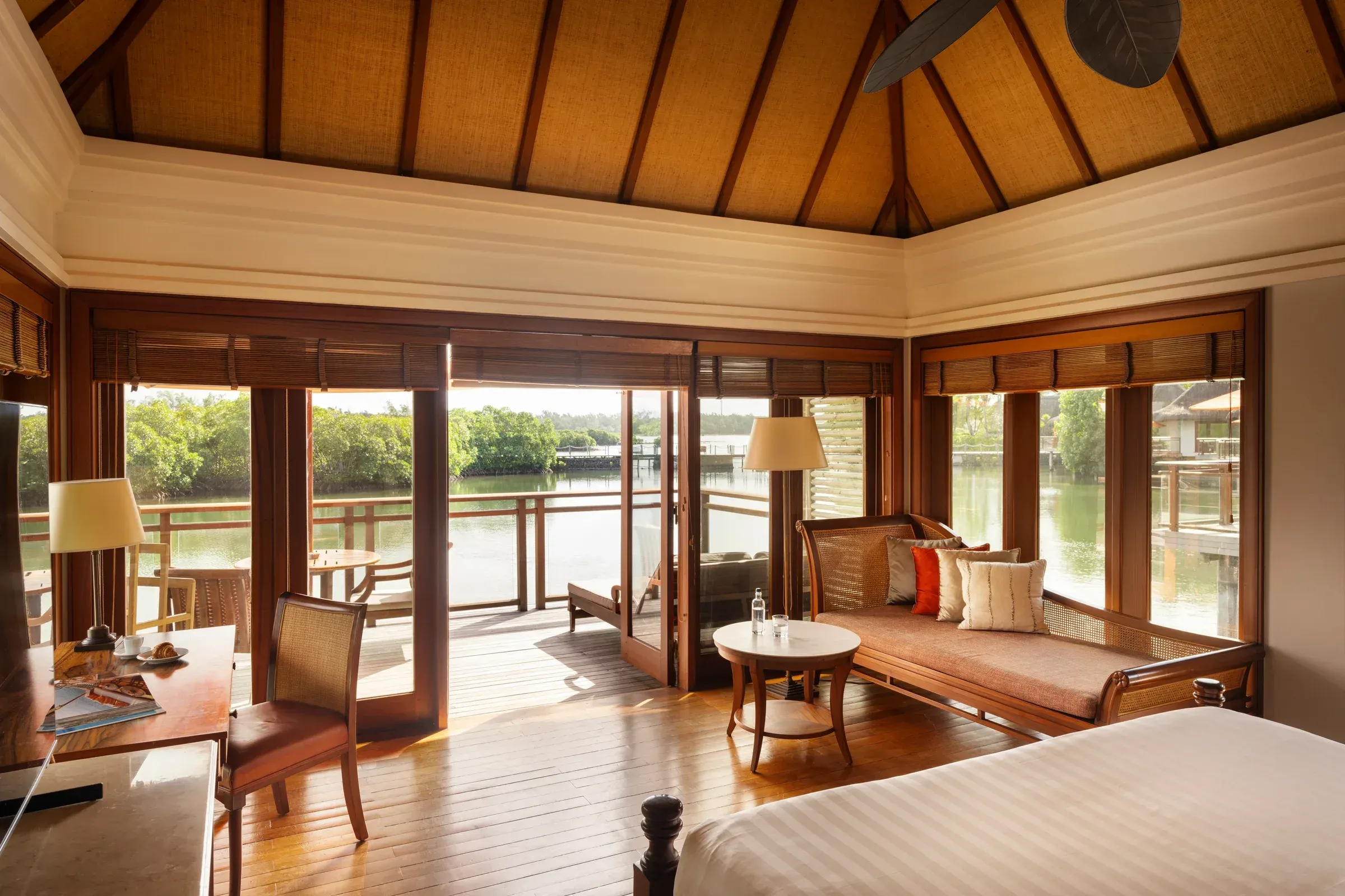Junior Suite on Stilts overlooking the Barachois at Constance Prince Maurice