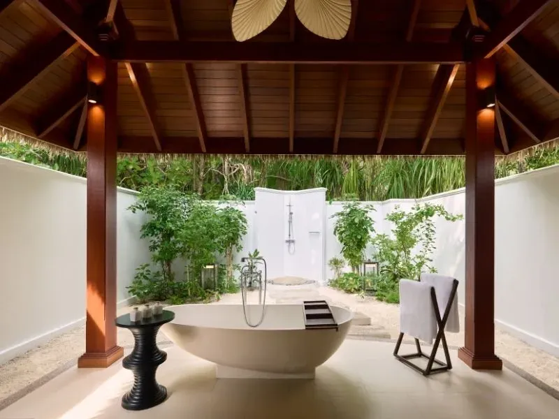Interior of a Beach Villa at Dusit Thani Maldives