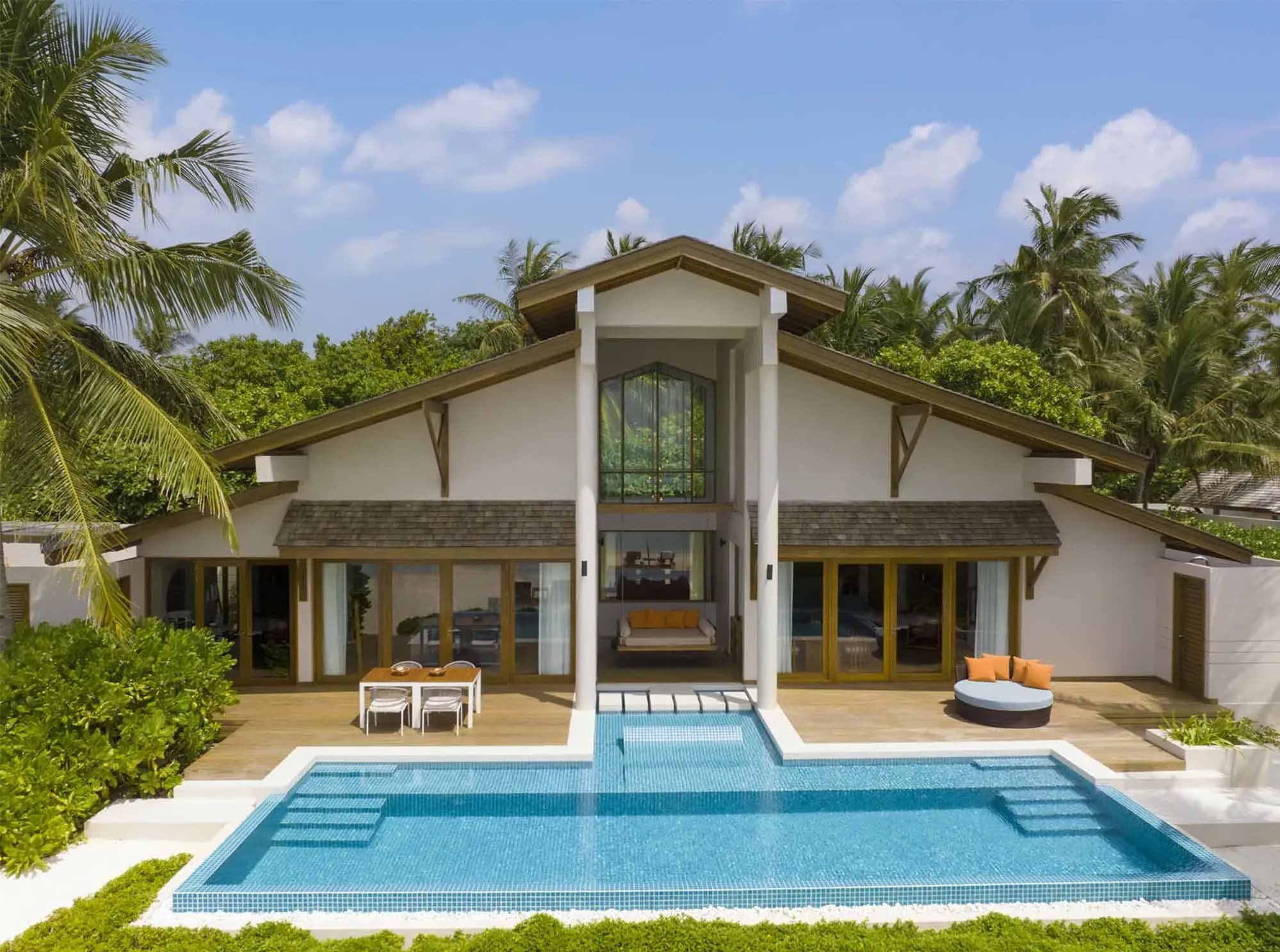 Two Bedroom Presidential Beach Villa with private pool at Emerald Faarufushi Resort & Spa
