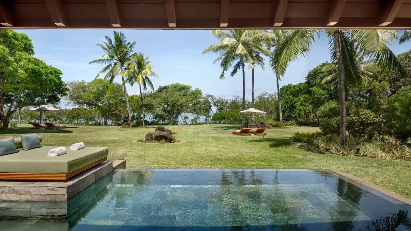 Three-Bedroom Premium Residence with Pool at Four Seasons Resort Mauritius at Anahita