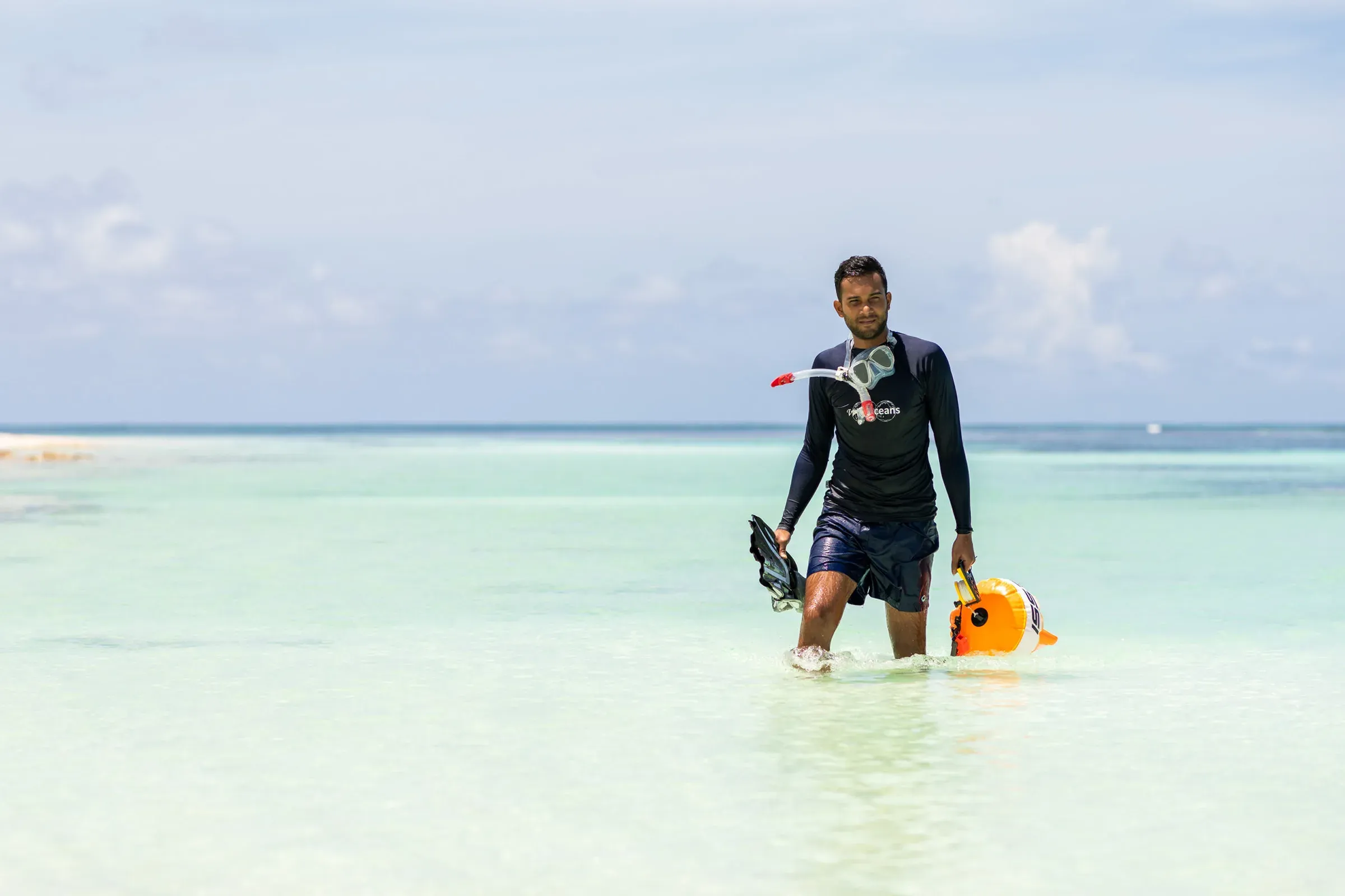 Diving excursion in the coral waters off Four Seasons Resort Seychelles at Desroches Island
