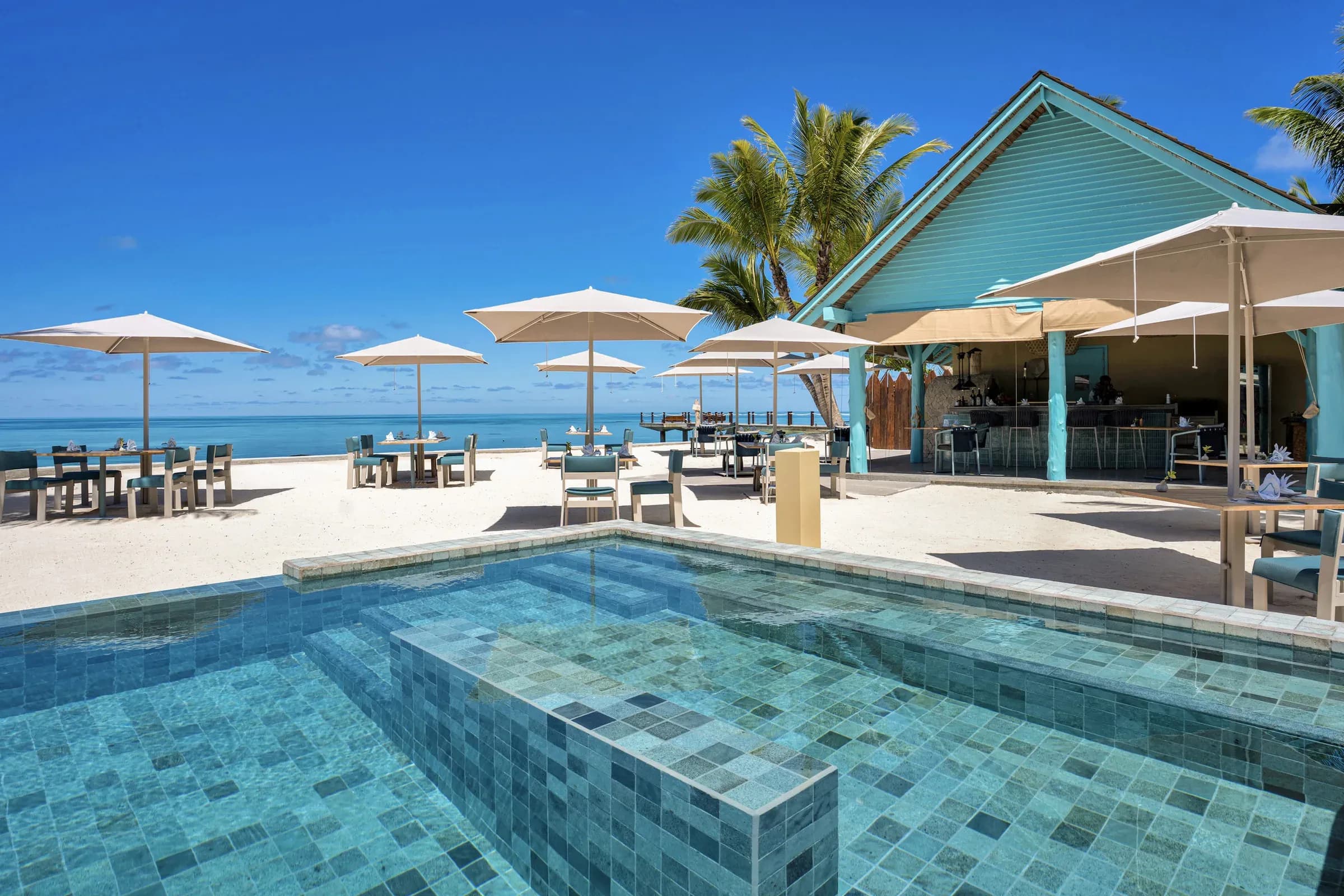 La Riva Italian pizzeria at Four Seasons Resort Seychelles at Desroches Island