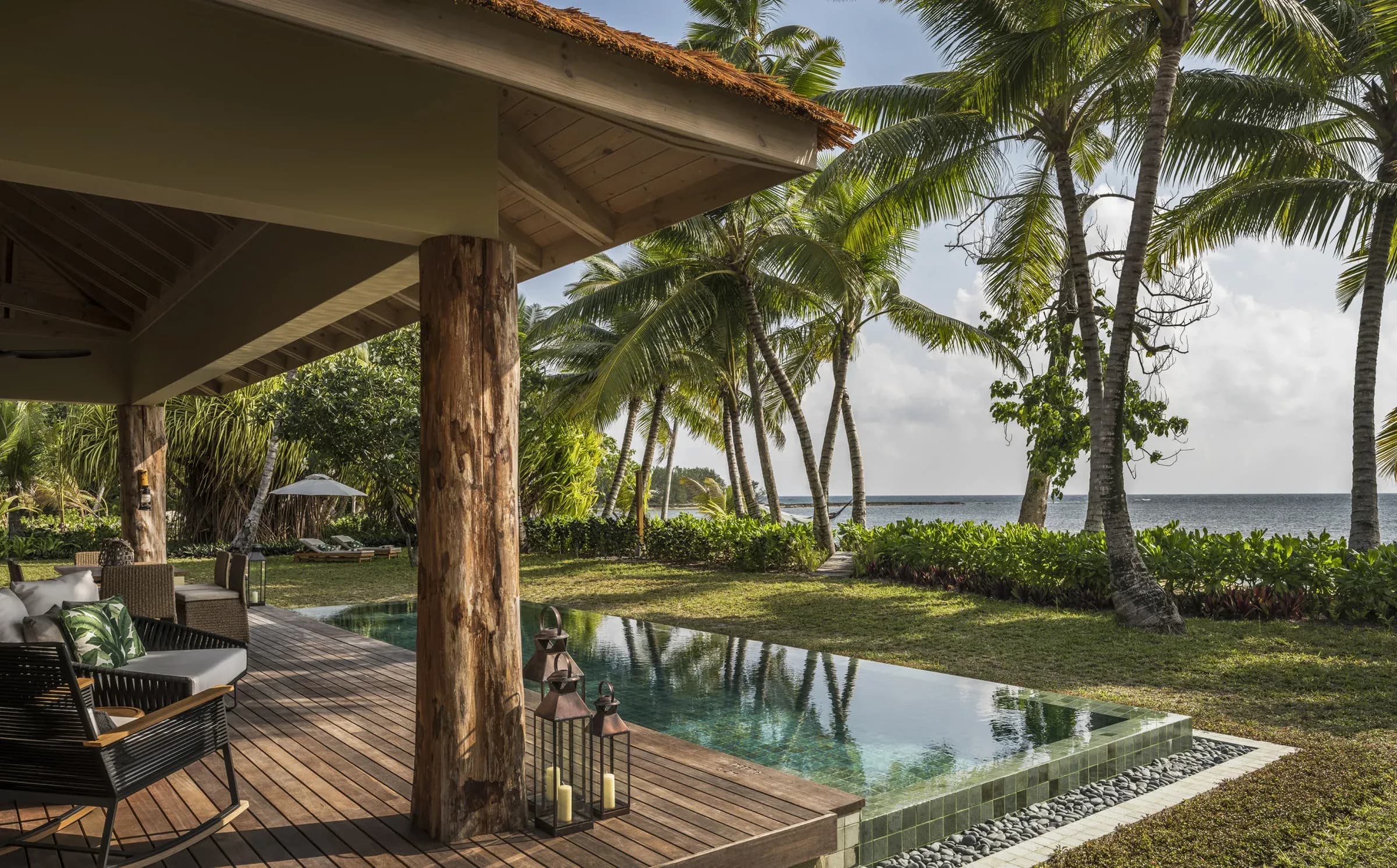 Desroches Two-Bedroom Suite exterior at Four Seasons Resort Seychelles at Desroches Island
