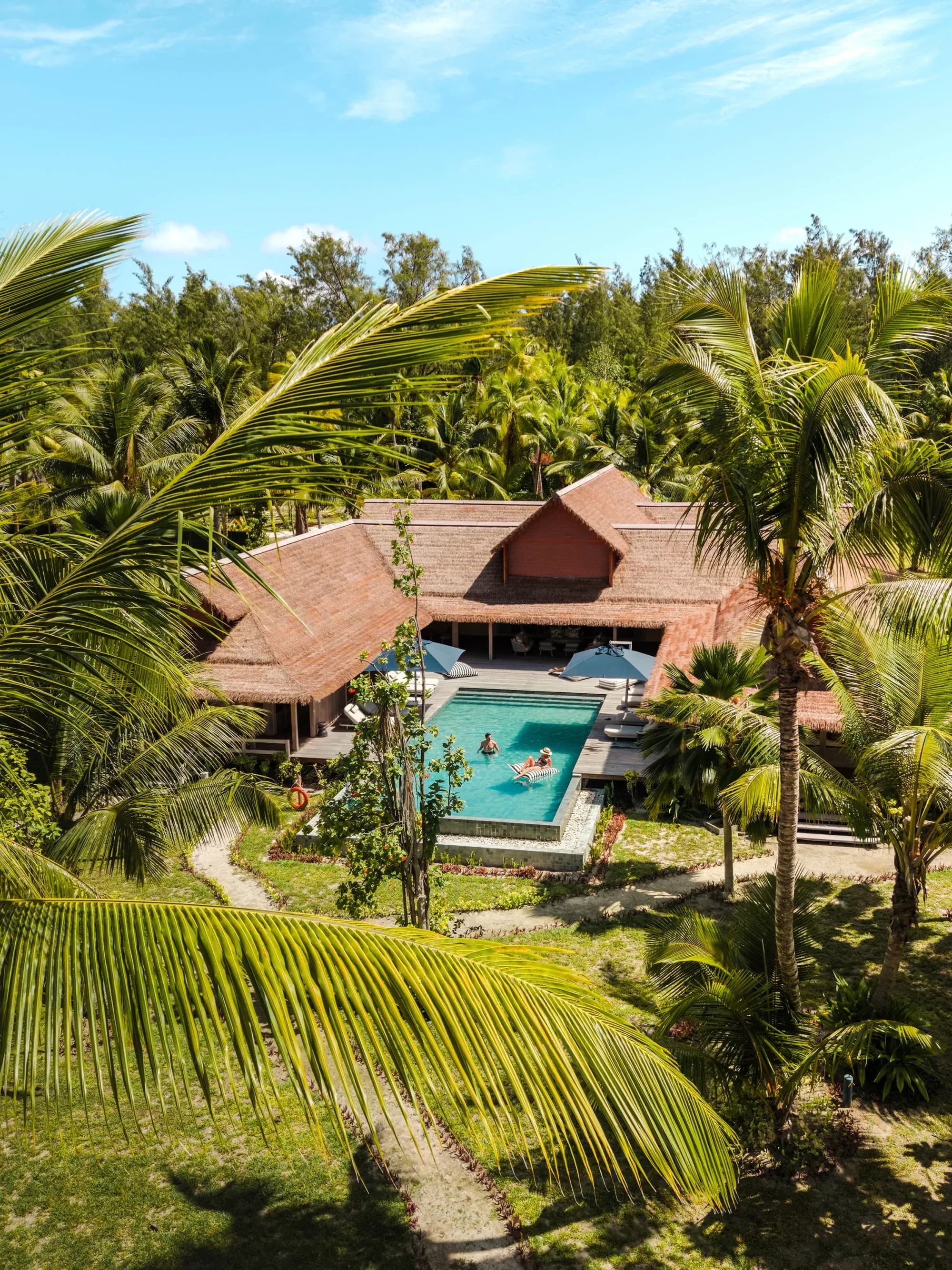 Five-Bedroom Royal Villa interior at Four Seasons Resort Seychelles at Desroches Island