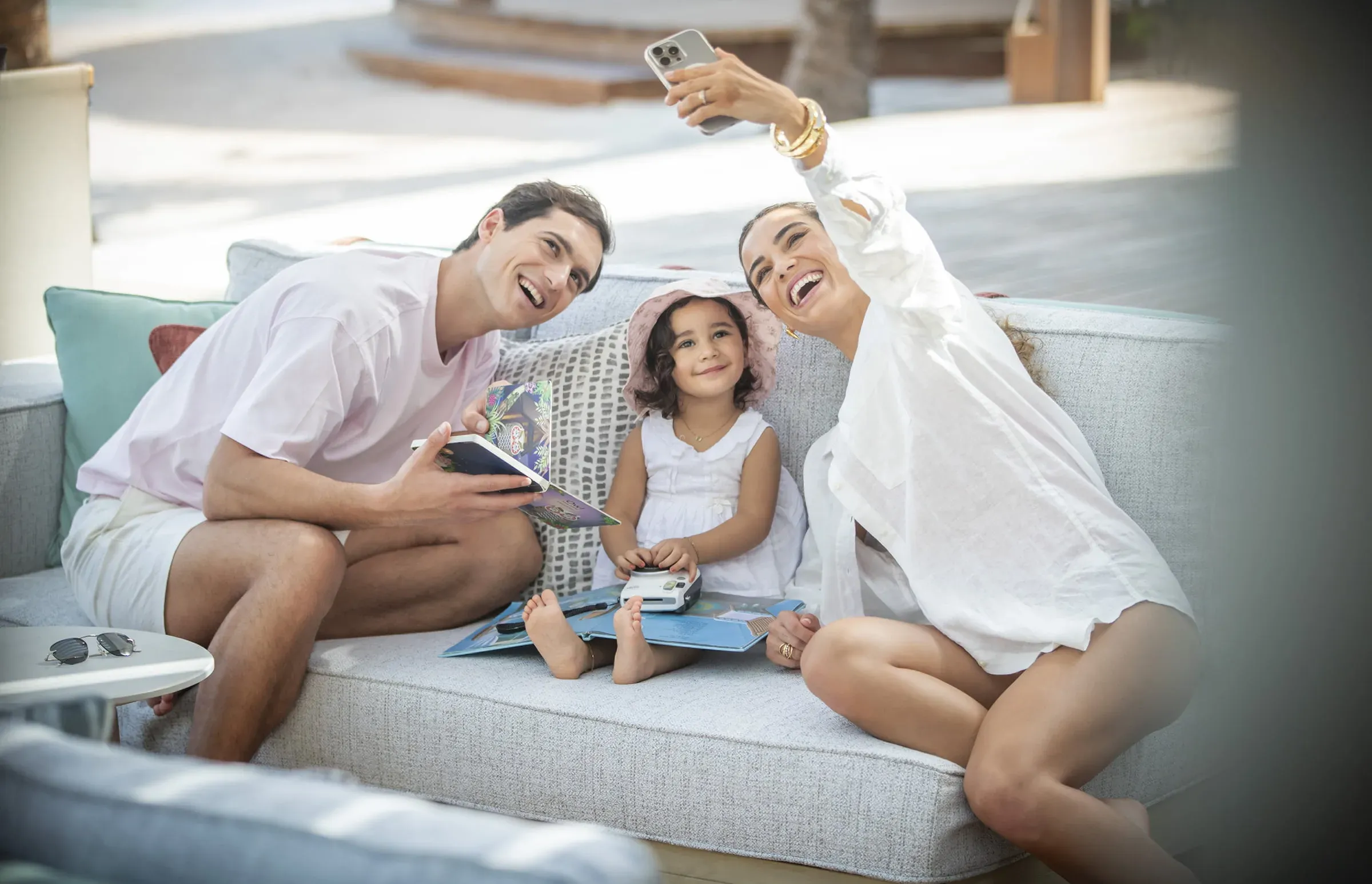 Family time together at Four Seasons Resort Maldives at Kuda Huraa