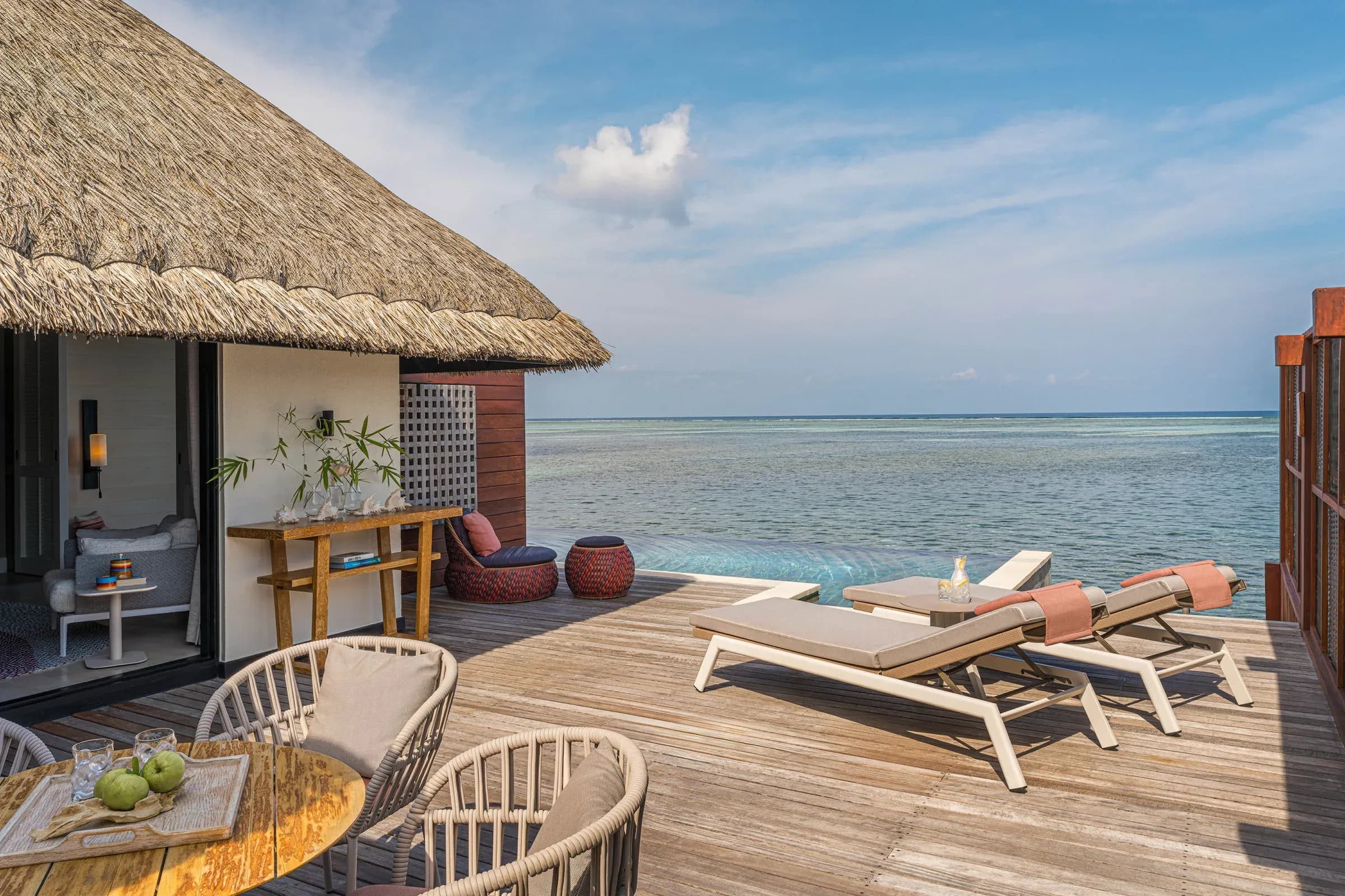 Sunrise Family Water Villa with Pool at Four Seasons Resort Maldives at Kuda Huraa