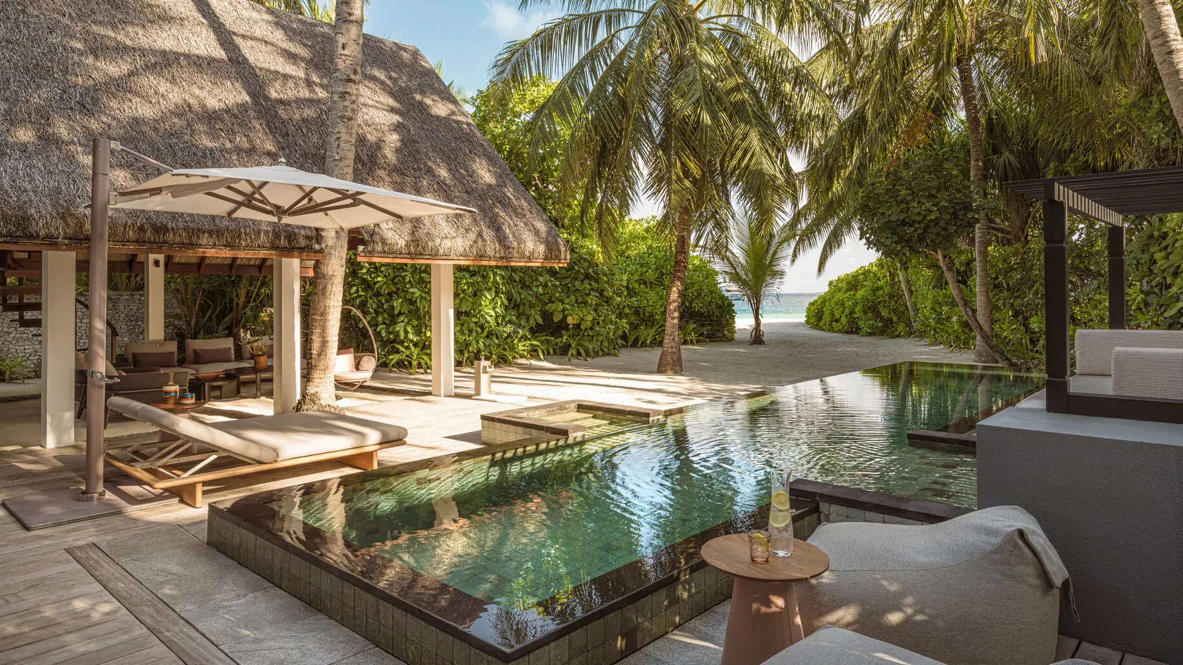 Family Beach Villa with Pool at Four Seasons Landaa Giraavaru