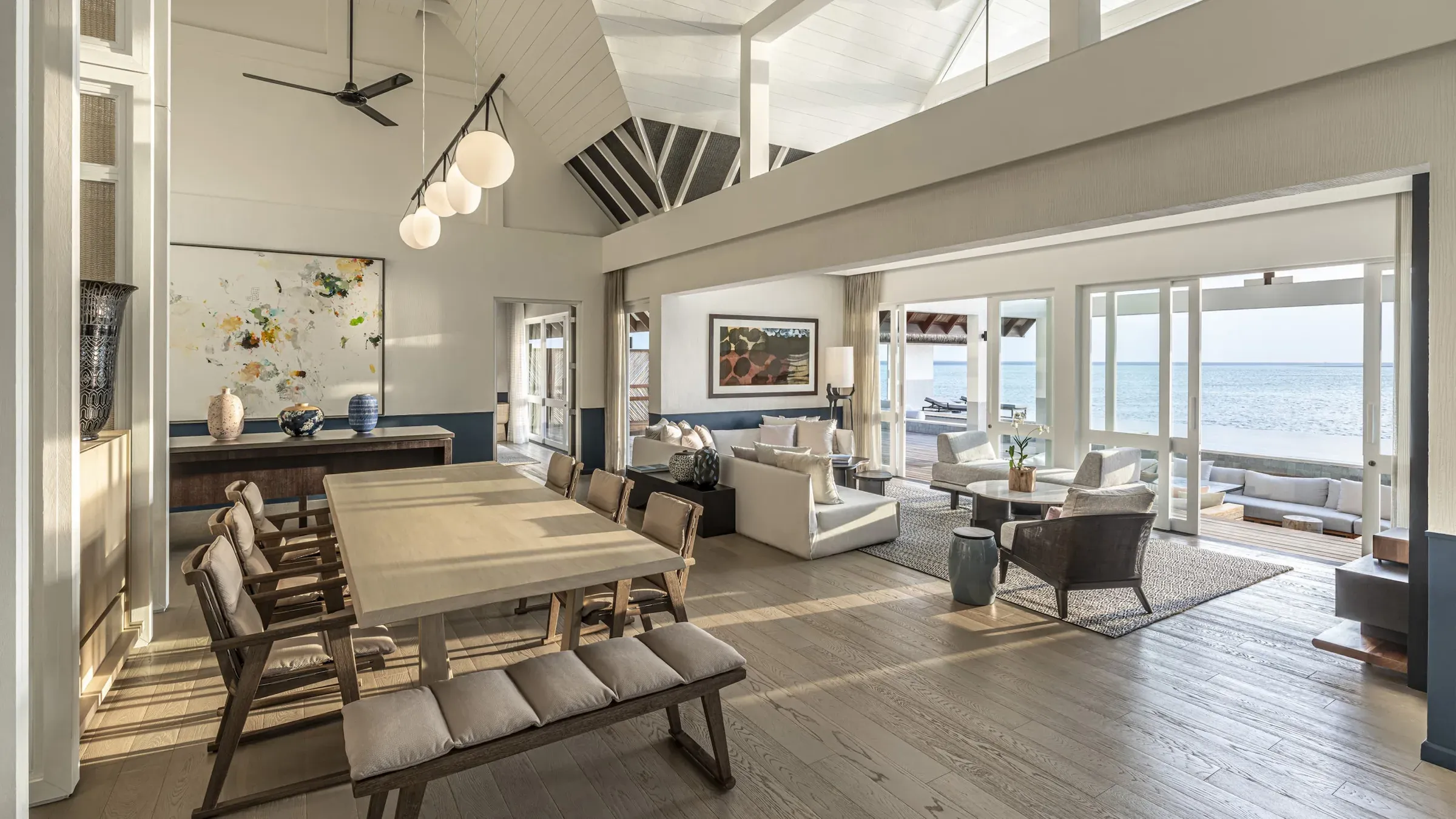 Sunrise Three-Bedroom Water Suite at Four Seasons Landaa Giraavaru