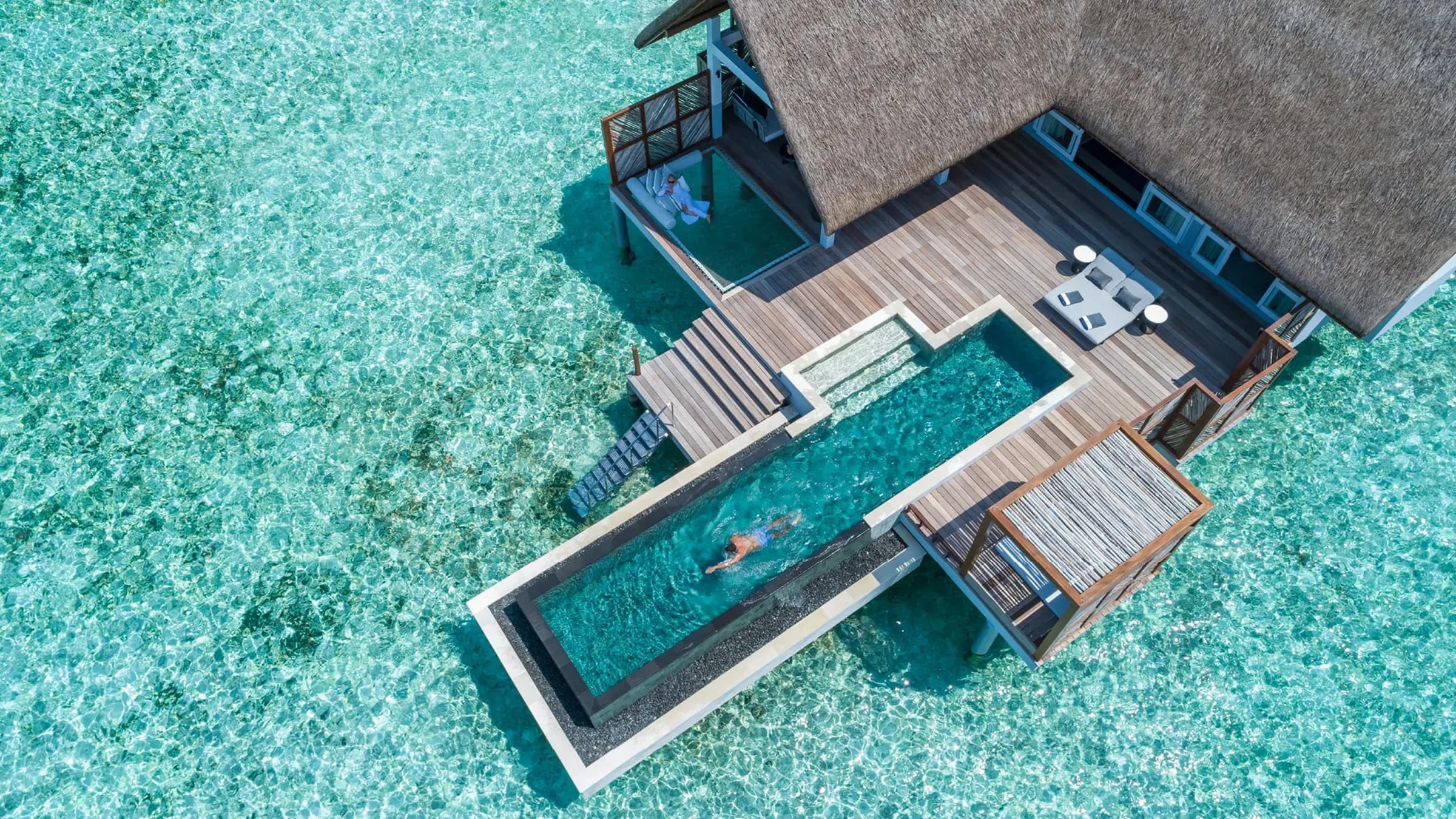 Sunrise Water Villa with Pool at Four Seasons Landaa Giraavaru