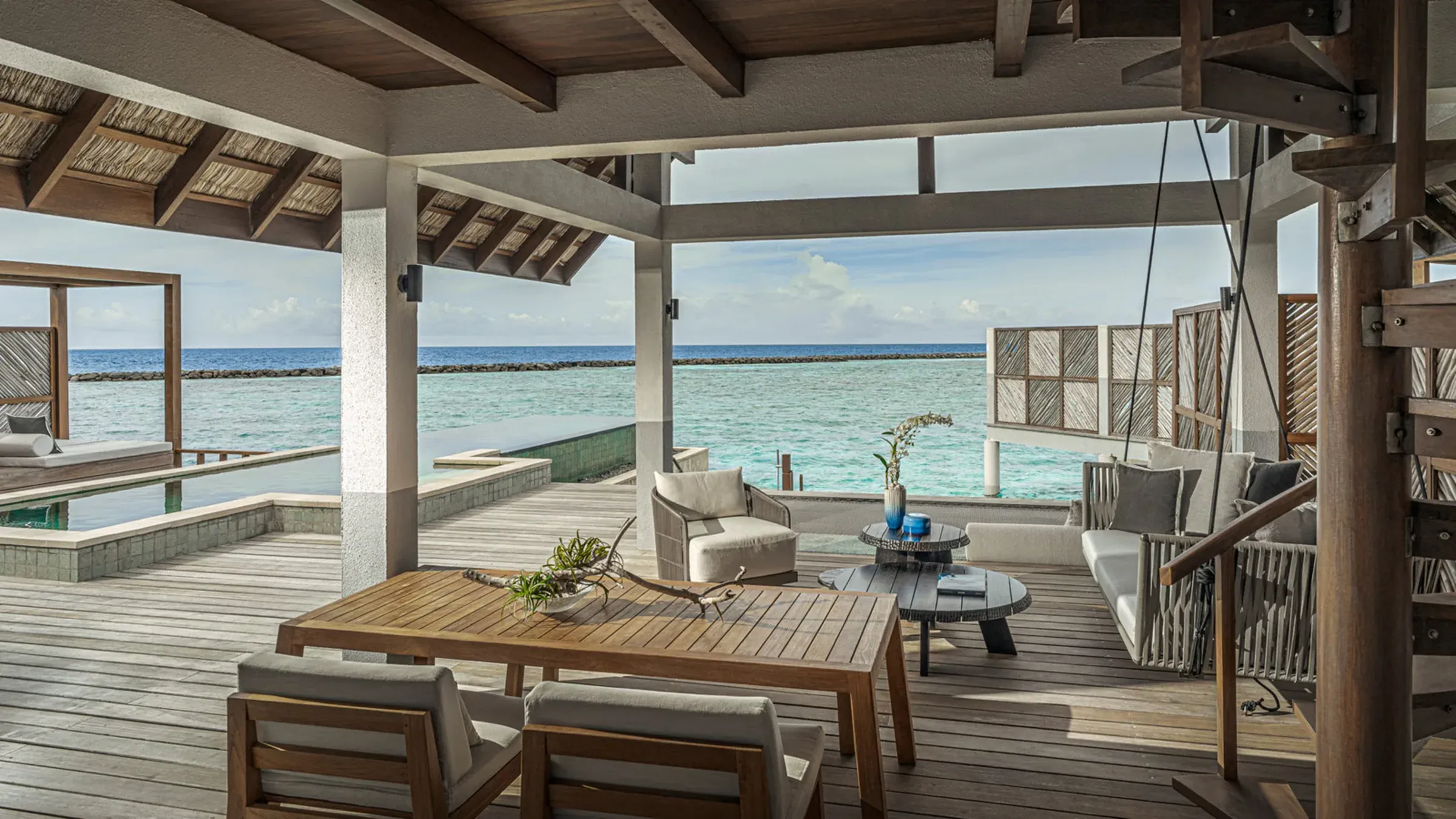 Water Villa with Pool, Partial Sea View, at Four Seasons Landaa Giraavaru