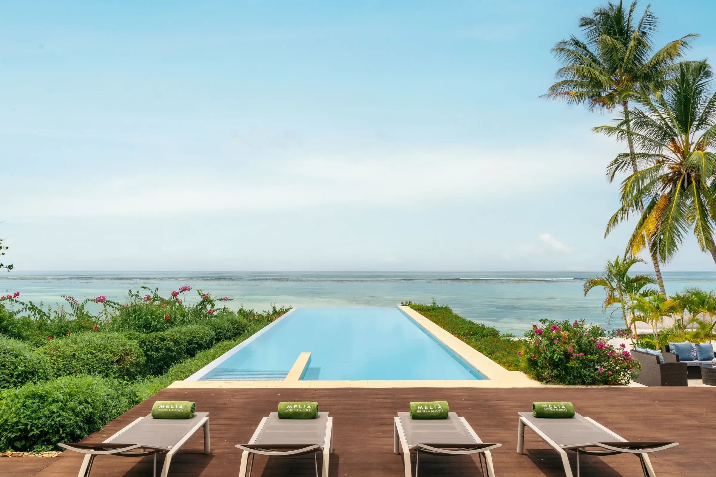 The Level Grand 3 Bedroom Ocean Villa with infinity pool at Meliá Zanzibar