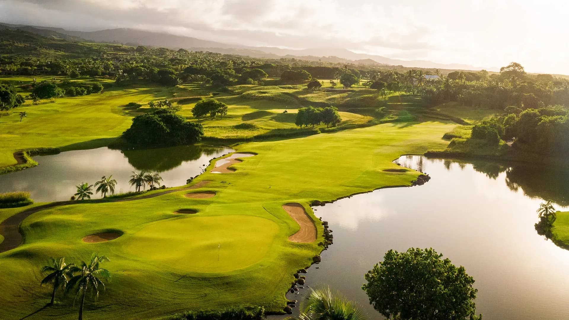 Le Château golf course at Heritage Golf Club, Bel Ombre