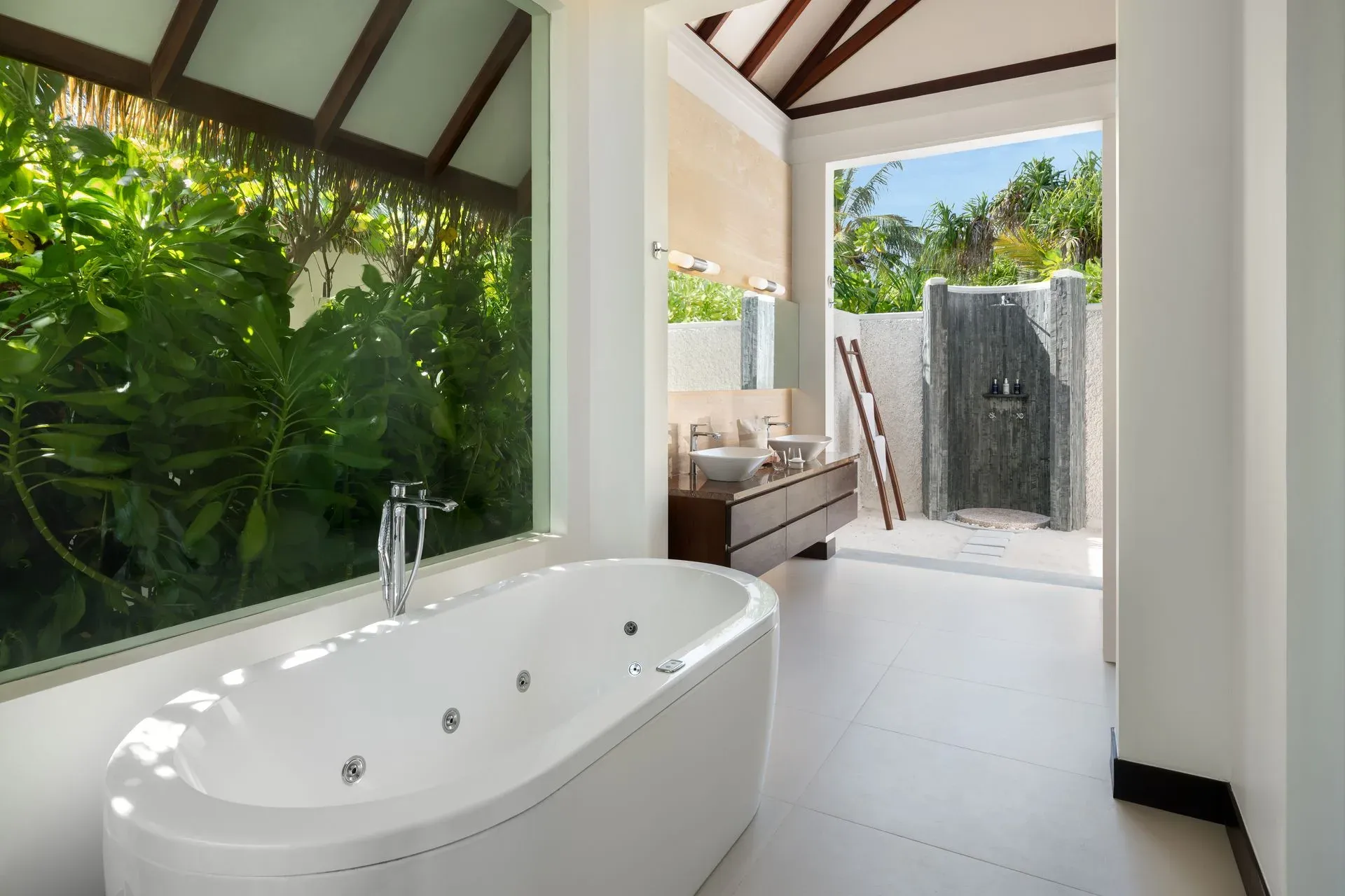 Two Bedroom Family Beach Villa interior at Heritance Aarah