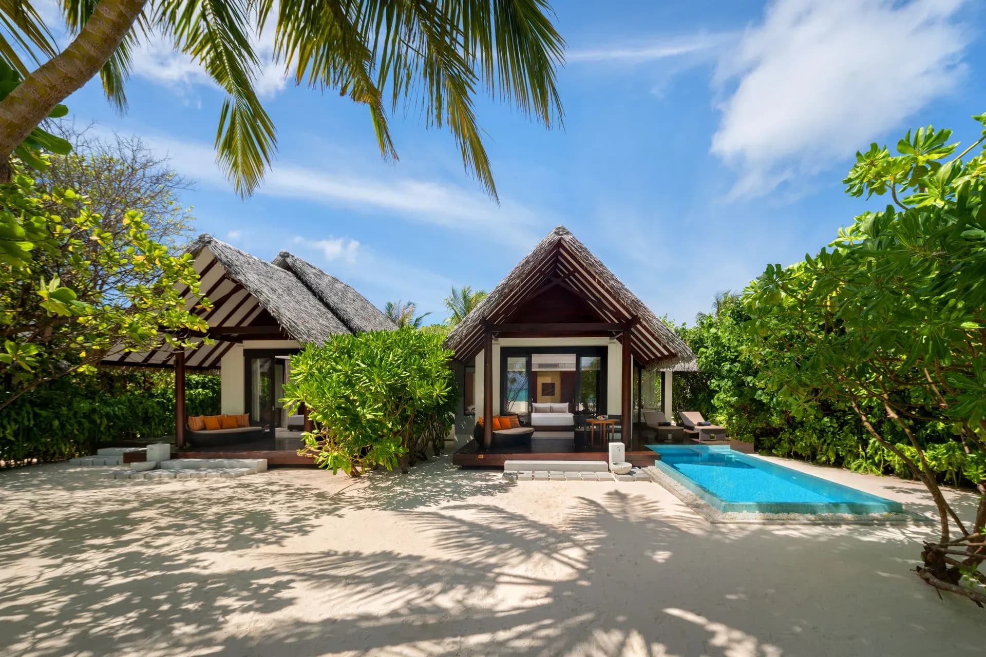 Two Bedroom Family Pool Beach Villa with private pool at Heritance Aarah