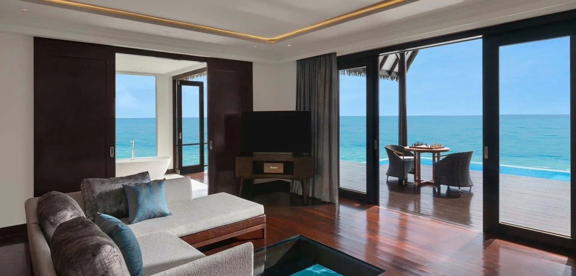 Overwater Ocean Suite with infinity pool at Heritance Aarah