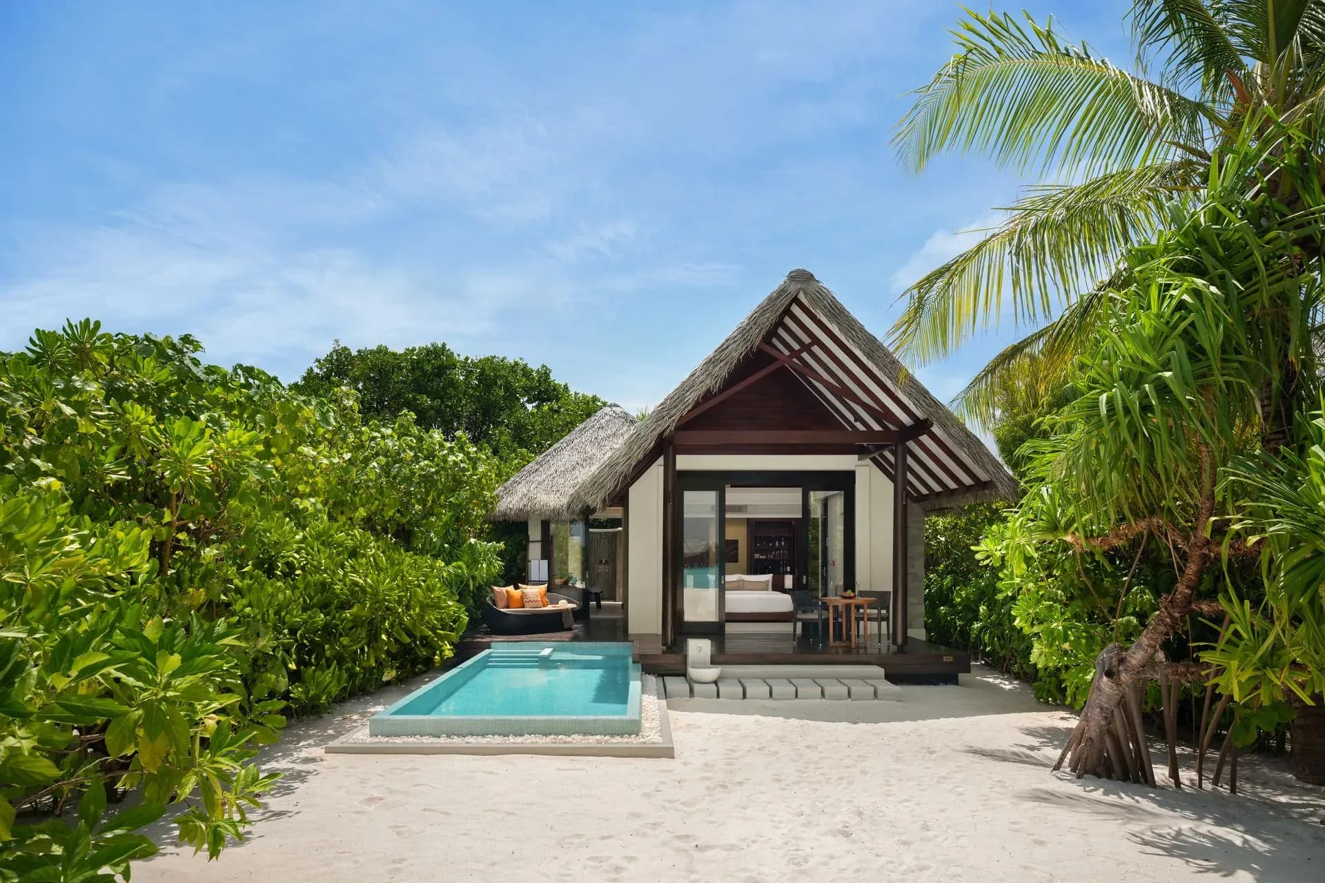 Sunset Pool Beach Villa with private plunge pool at Heritance Aarah