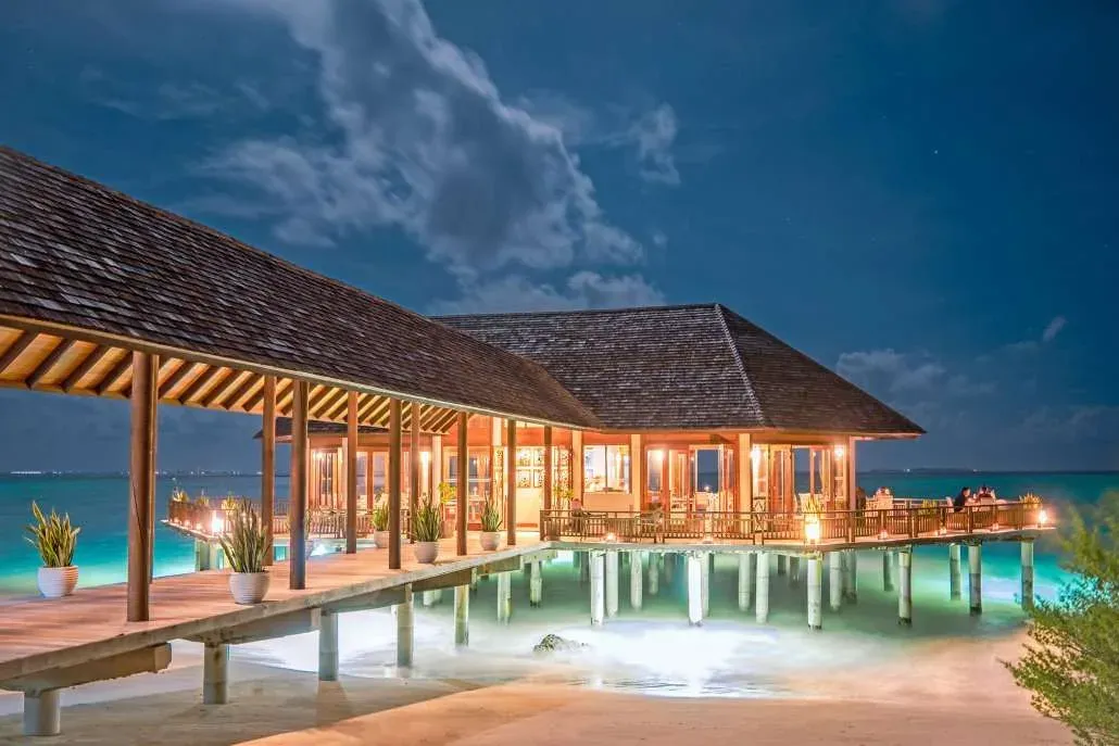 Samsara Asian Fusion restaurant terrace at Hideaway Beach Resort & Spa