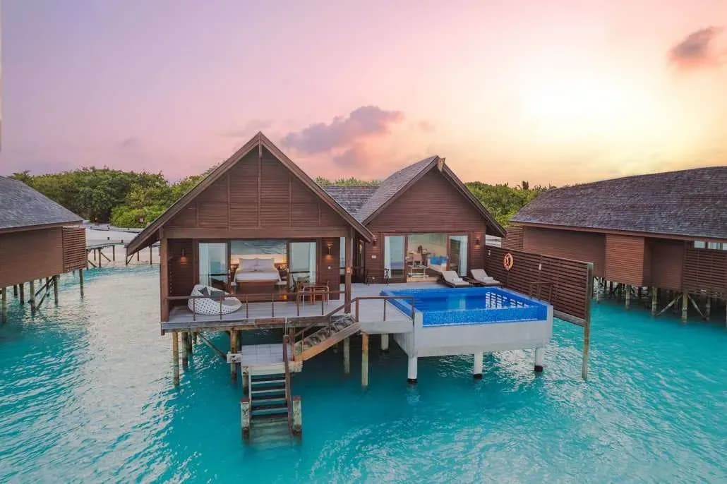 Ocean Villa with Pool interior at Hideaway Beach Resort & Spa