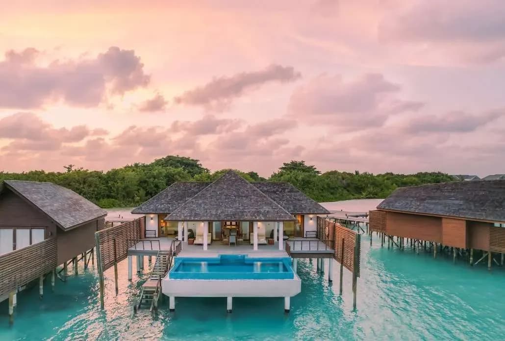 Two-Bedroom Ocean Villa with Pool interior at Hideaway Beach Resort & Spa