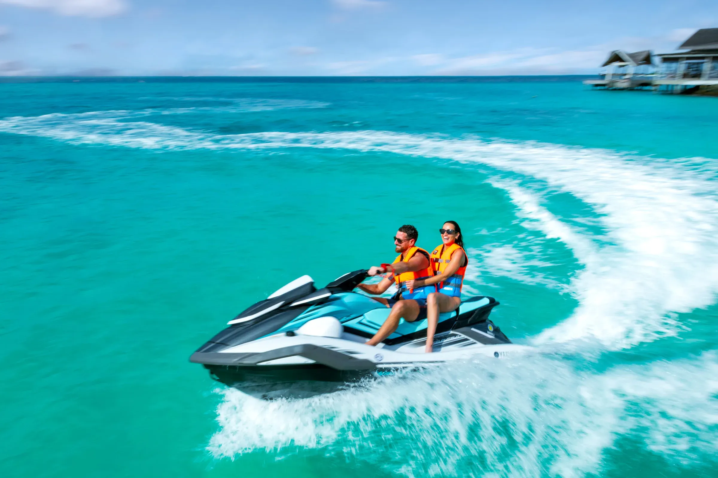 Jet skiing watersports activity at Hilton Maldives Amingiri Resort & Spa