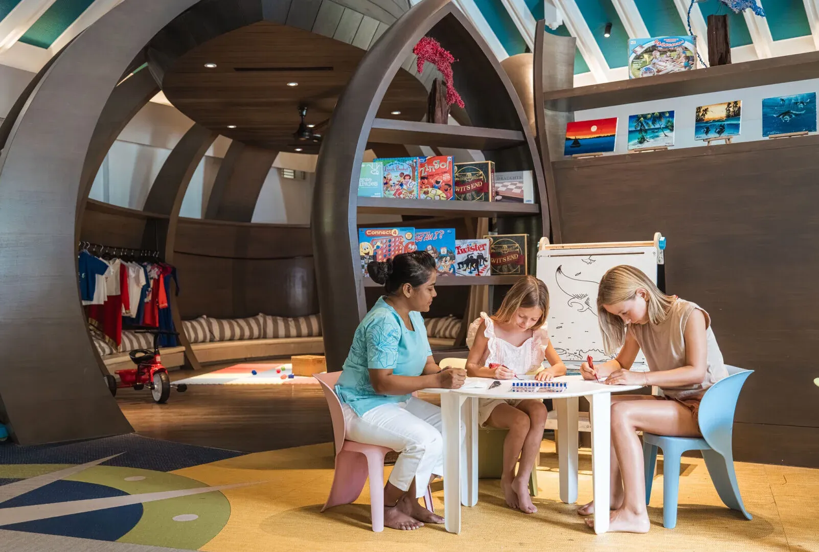 Planet Trekkers kids club activities at InterContinental Maldives Maamunagau Resort