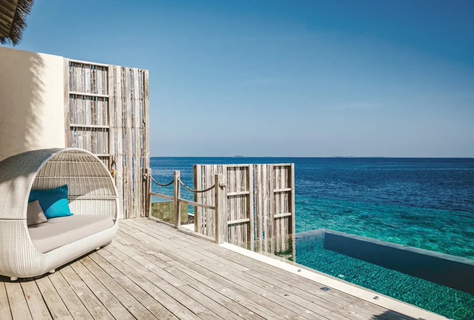 One Bedroom Lagoon Pool Villa with sundeck and plunge pool over the lagoon